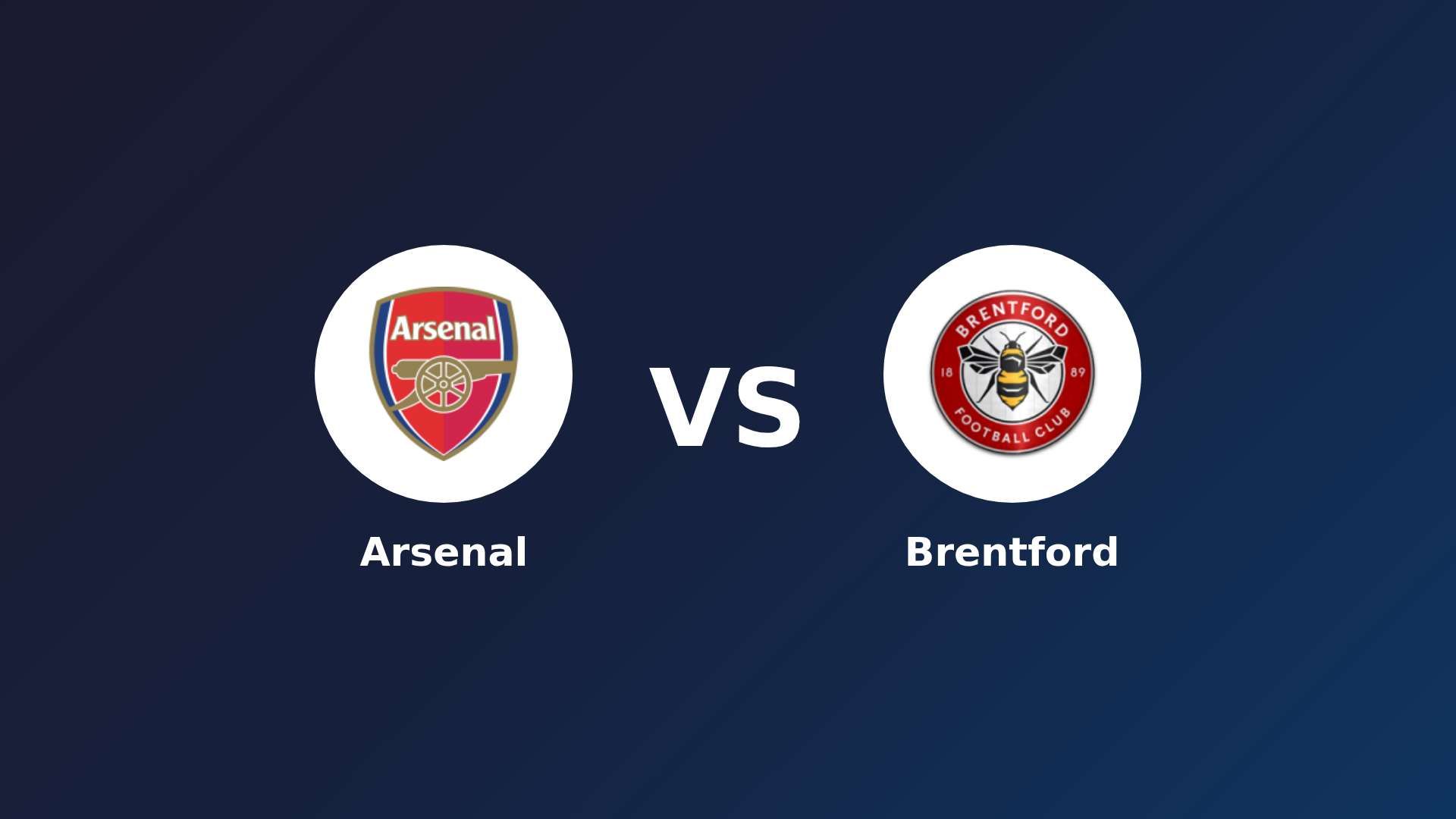Arsenal vs Brentford