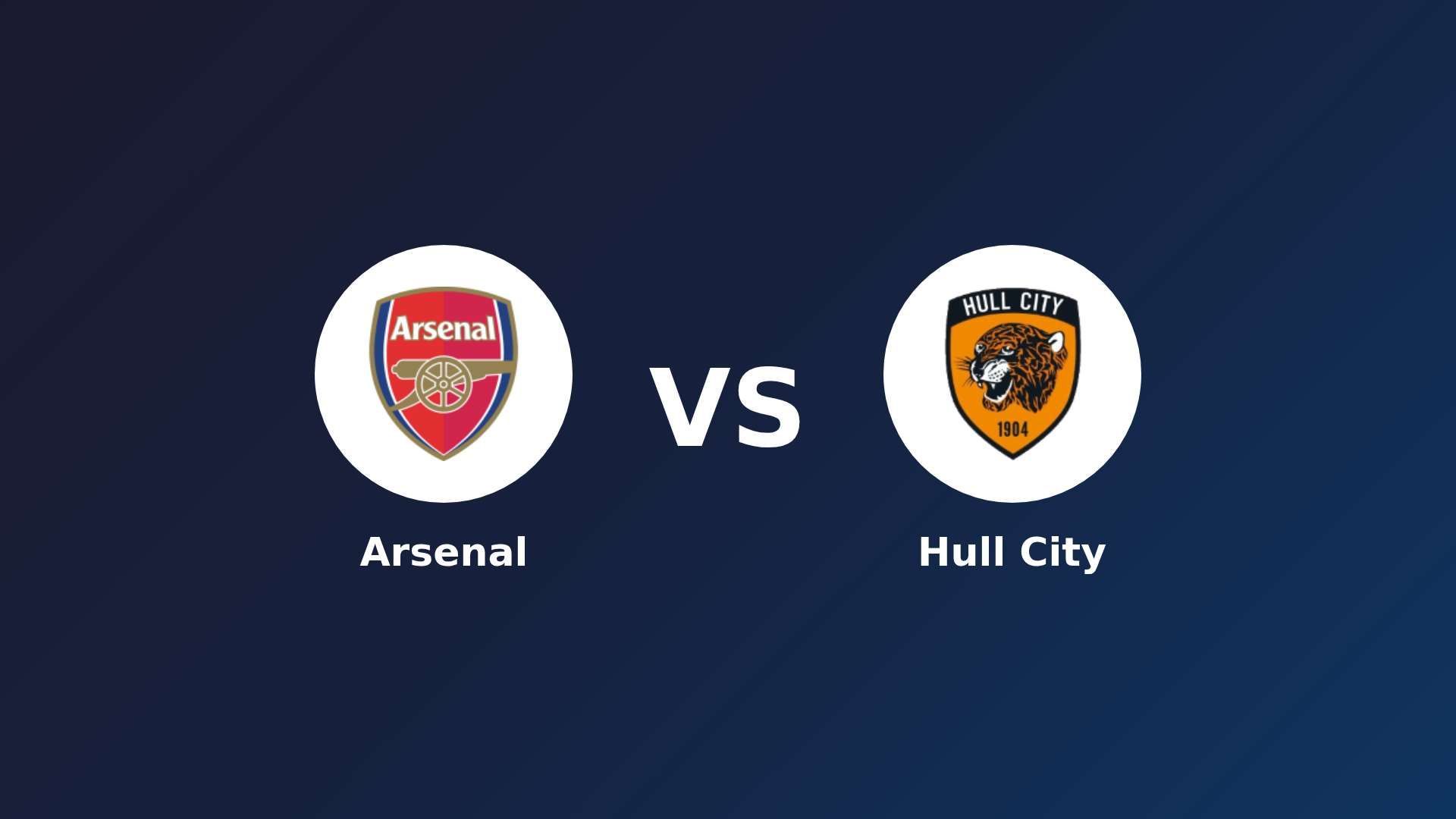 Arsenal vs Hull City