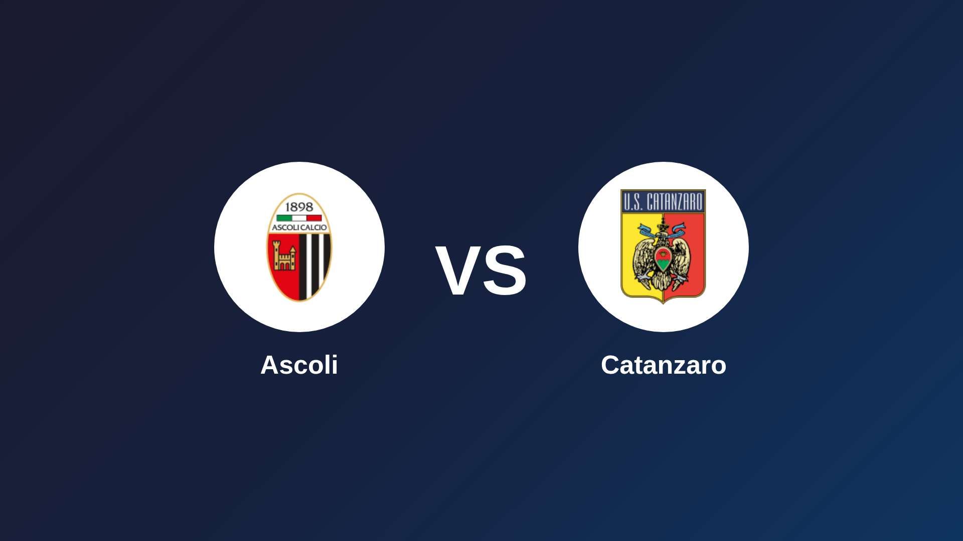 Ascoli vs Catanzaro