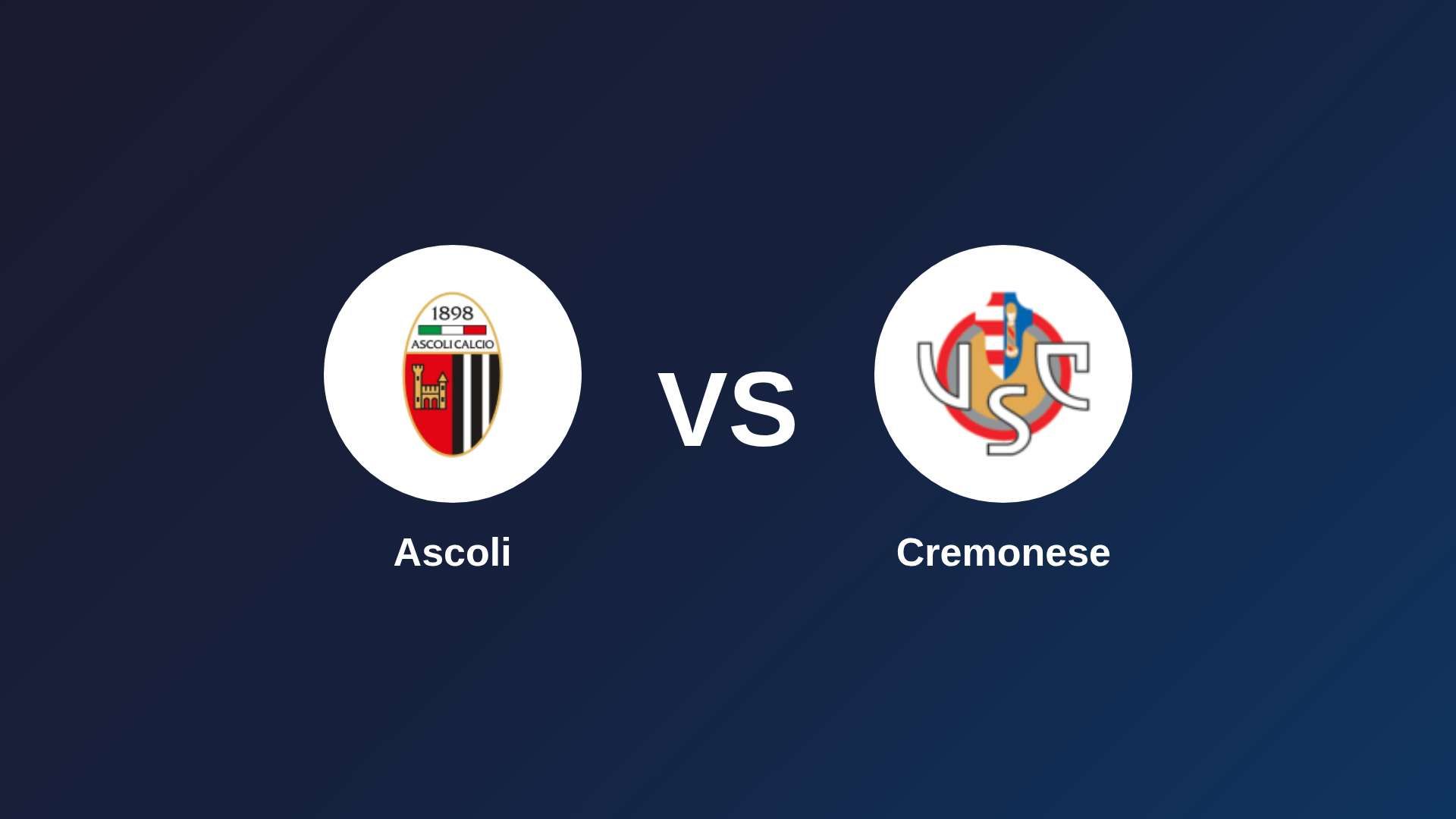 Ascoli vs Cremonese