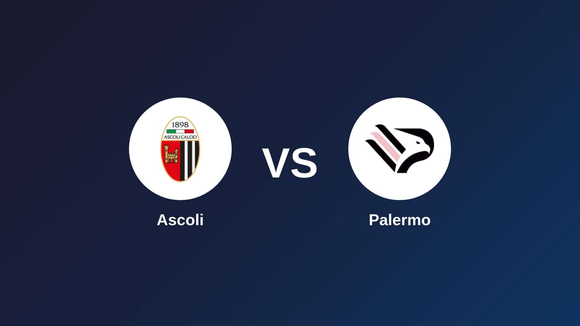 Ascoli vs Palermo