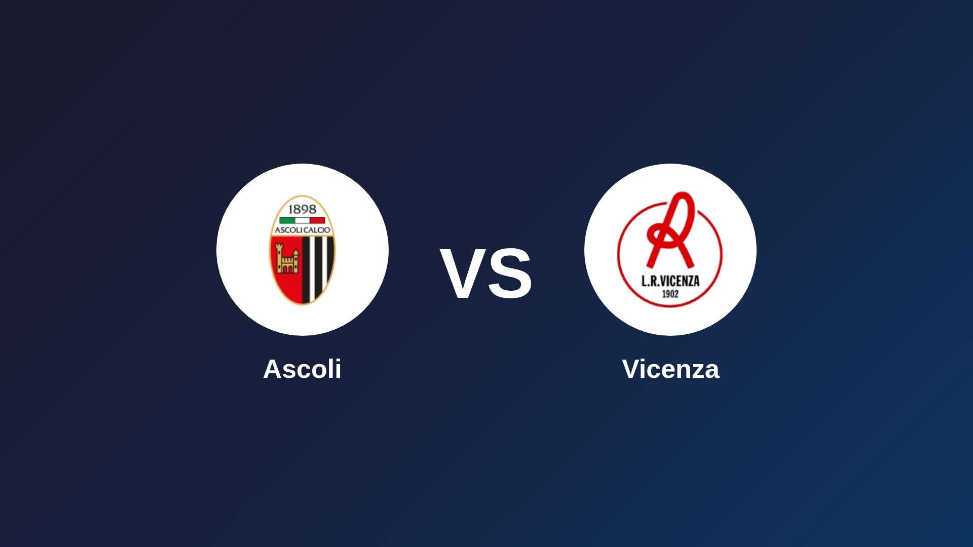 Ascoli vs Vicenza