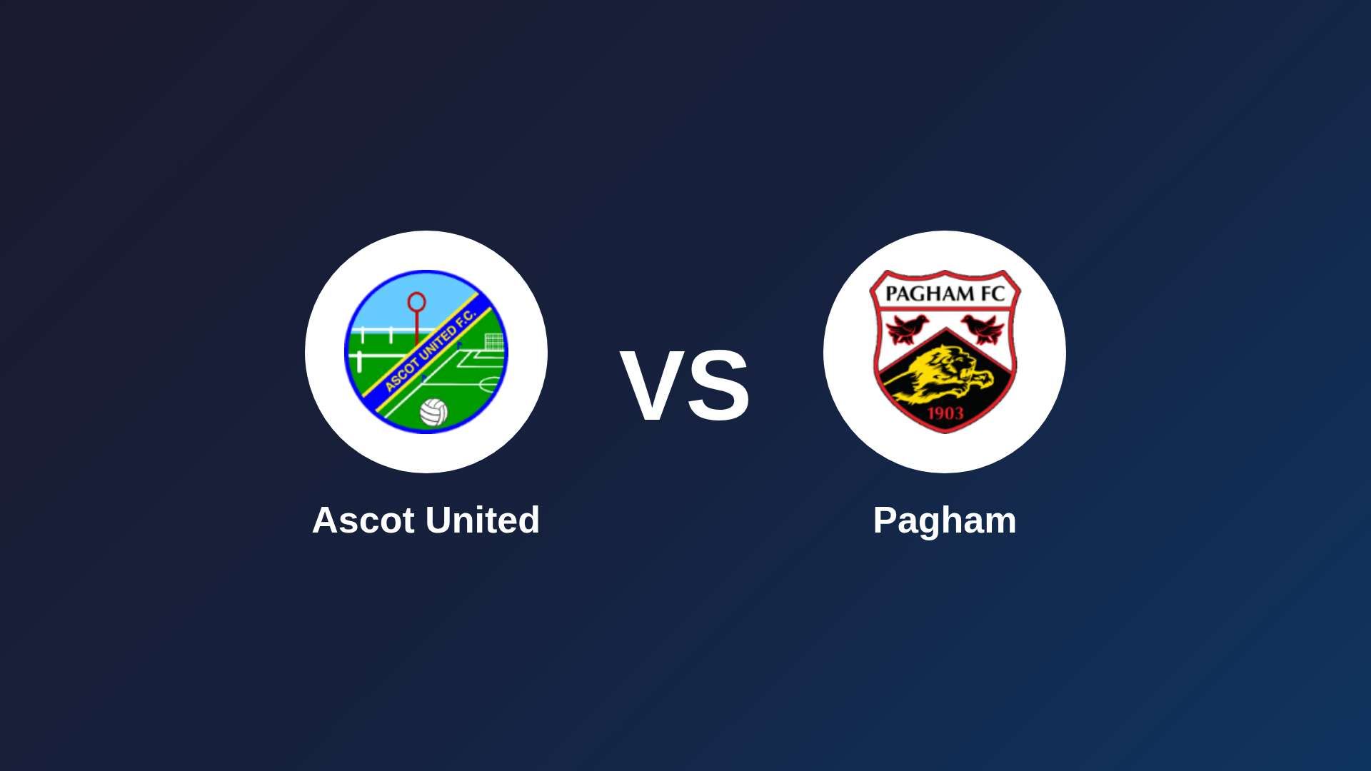 Ascot United vs Pagham