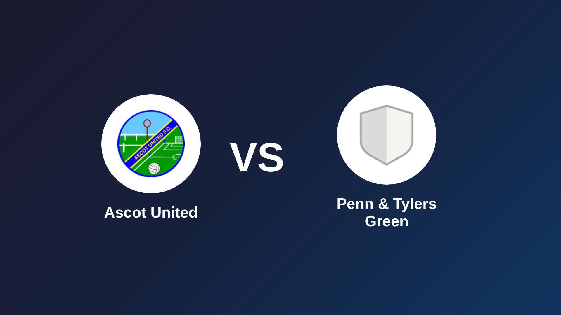 Ascot United vs Penn & Tylers Green