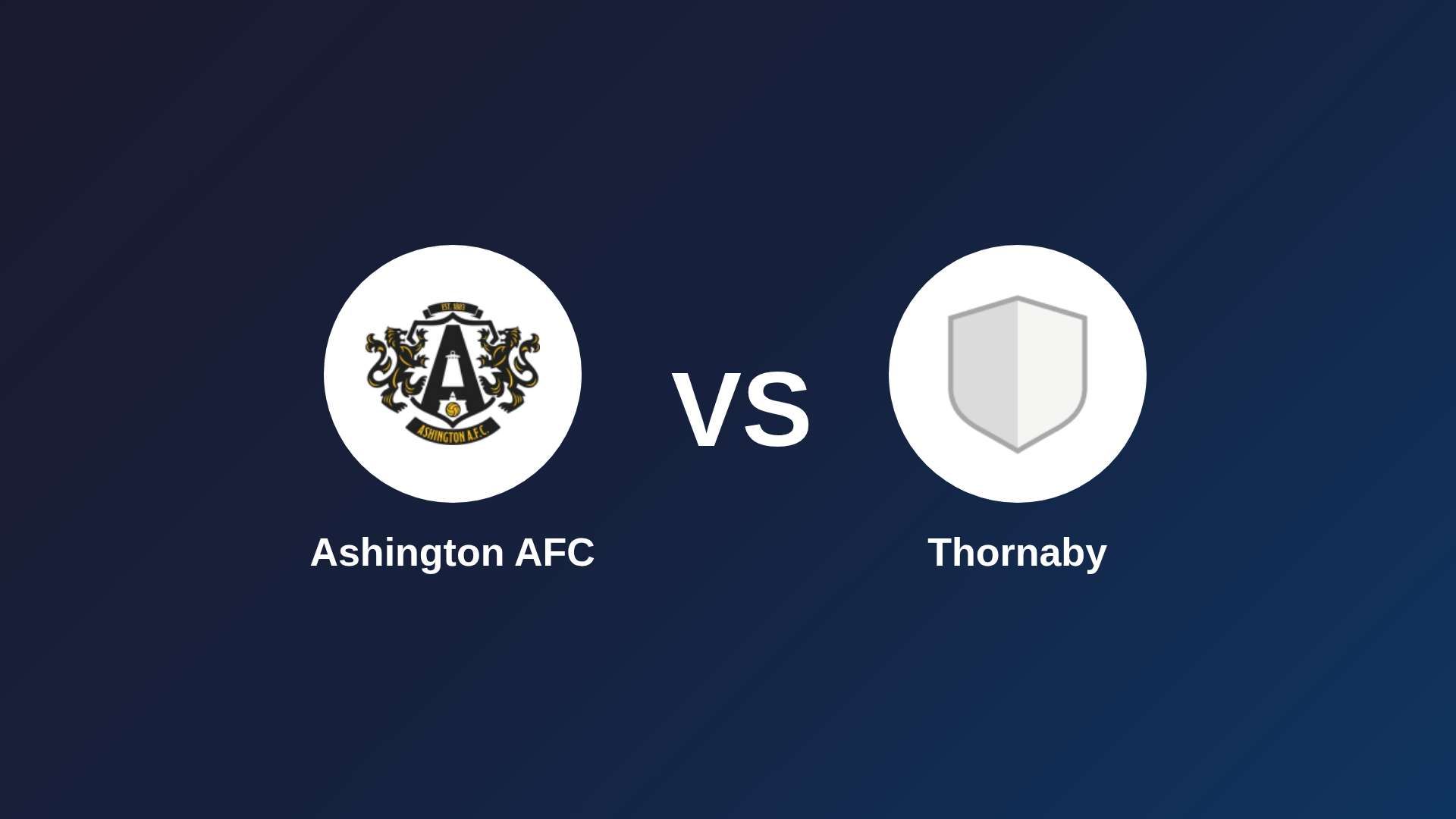 Ashington AFC vs Thornaby