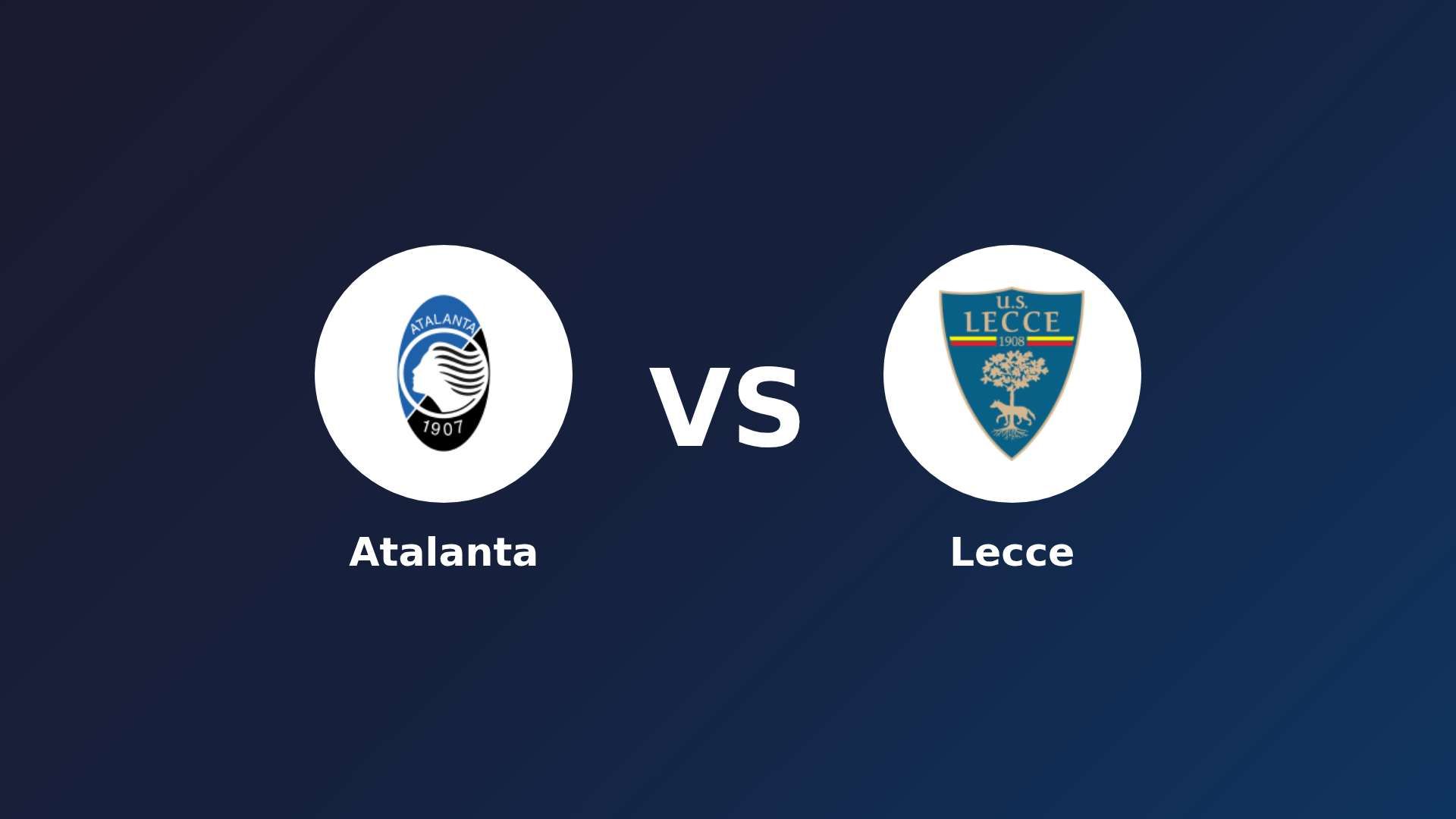 Atalanta vs Lecce