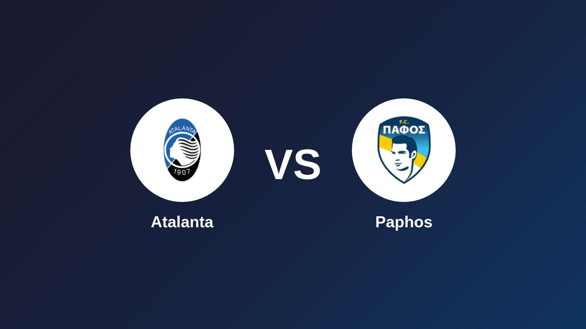 Atalanta vs Pafos FC