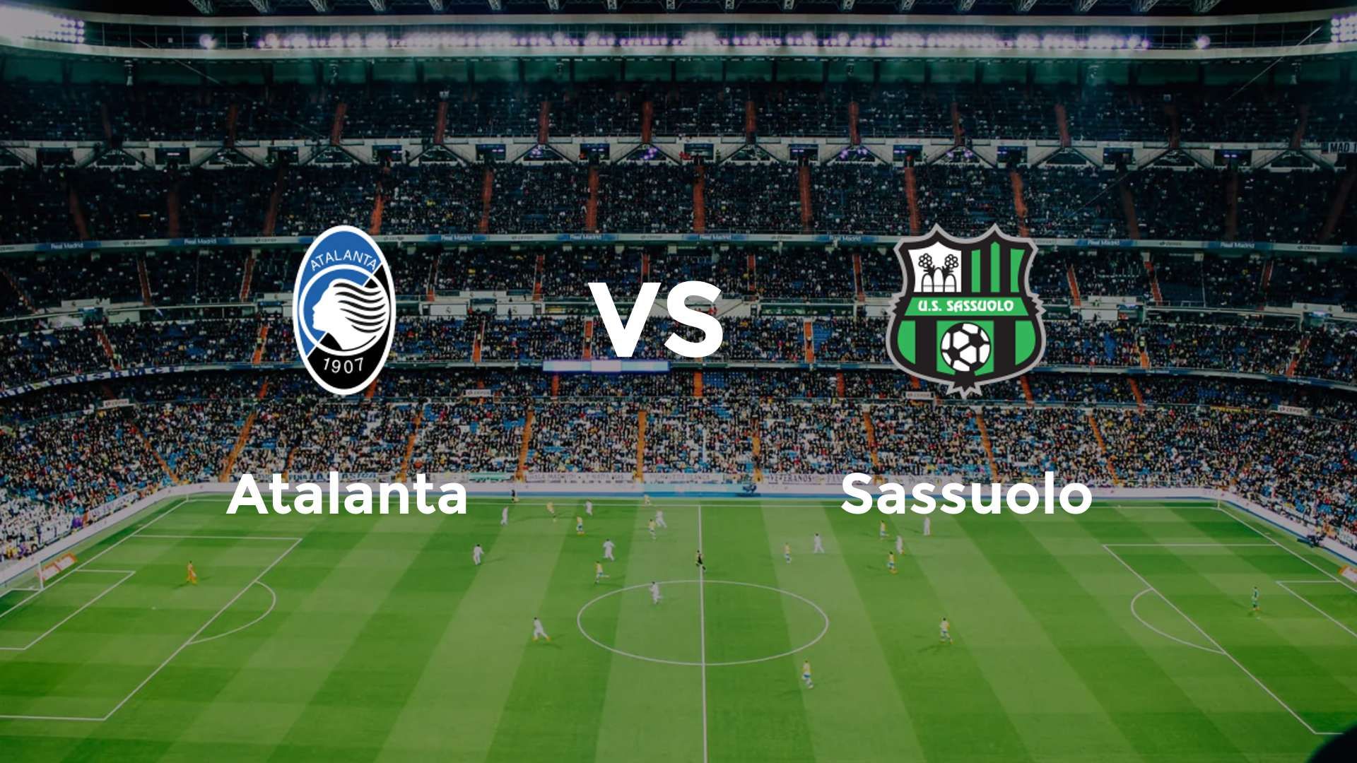 Atalanta vs Sassuolo