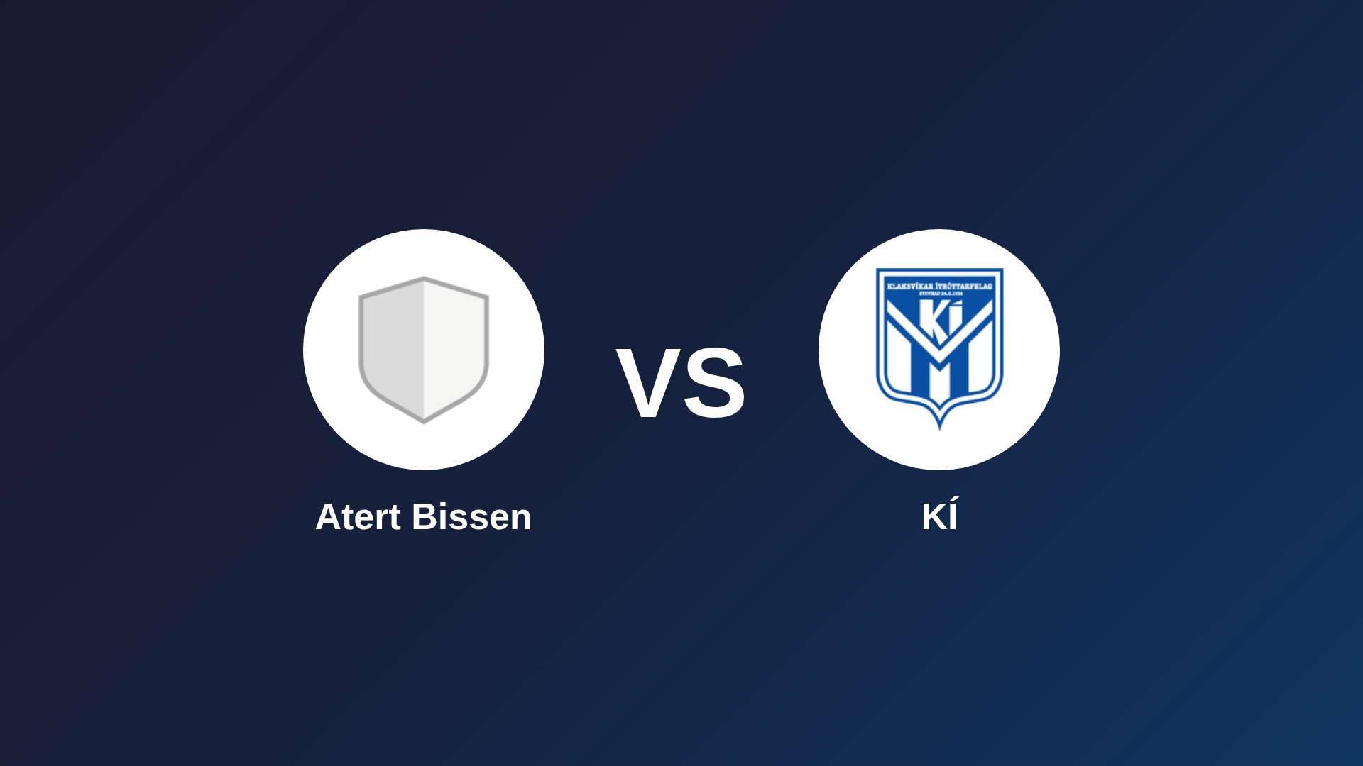 Atert Bissen vs KÍ
