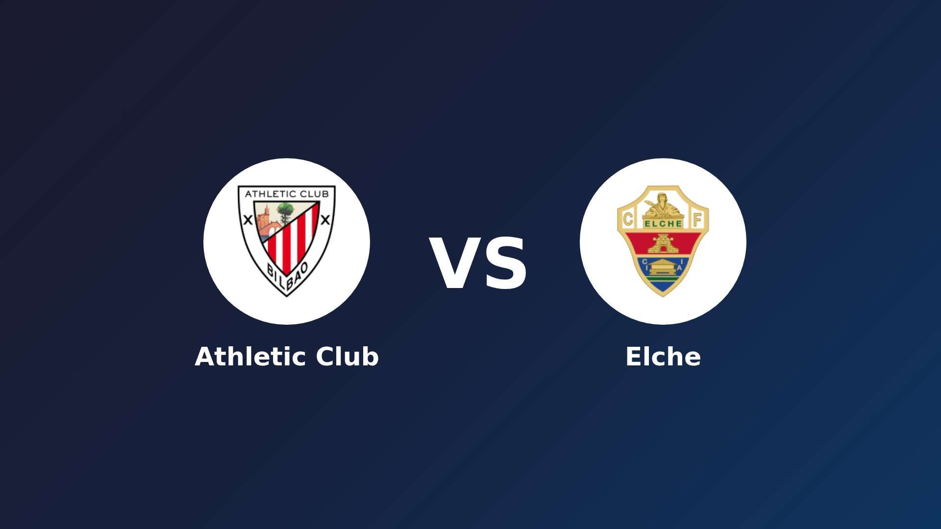 Athletic Club vs Elche
