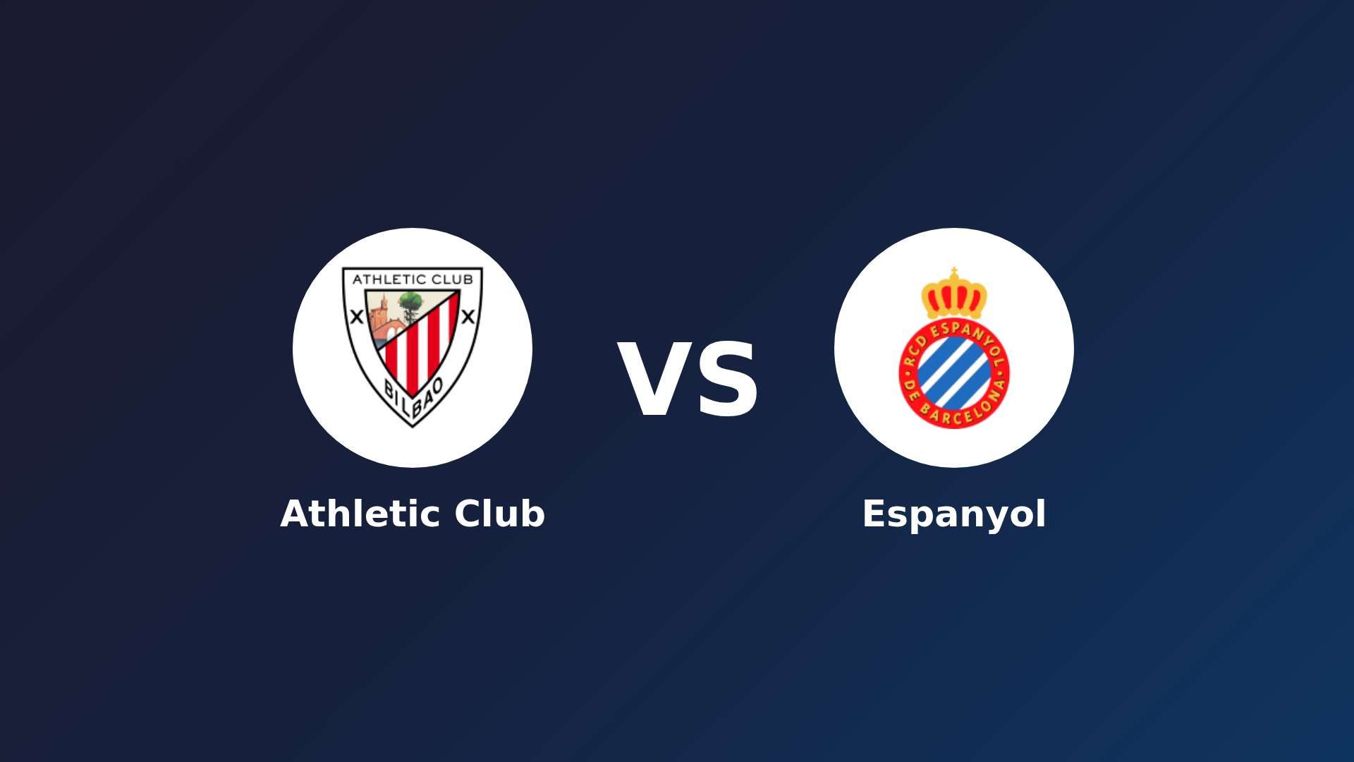 Athletic Club vs Espanyol