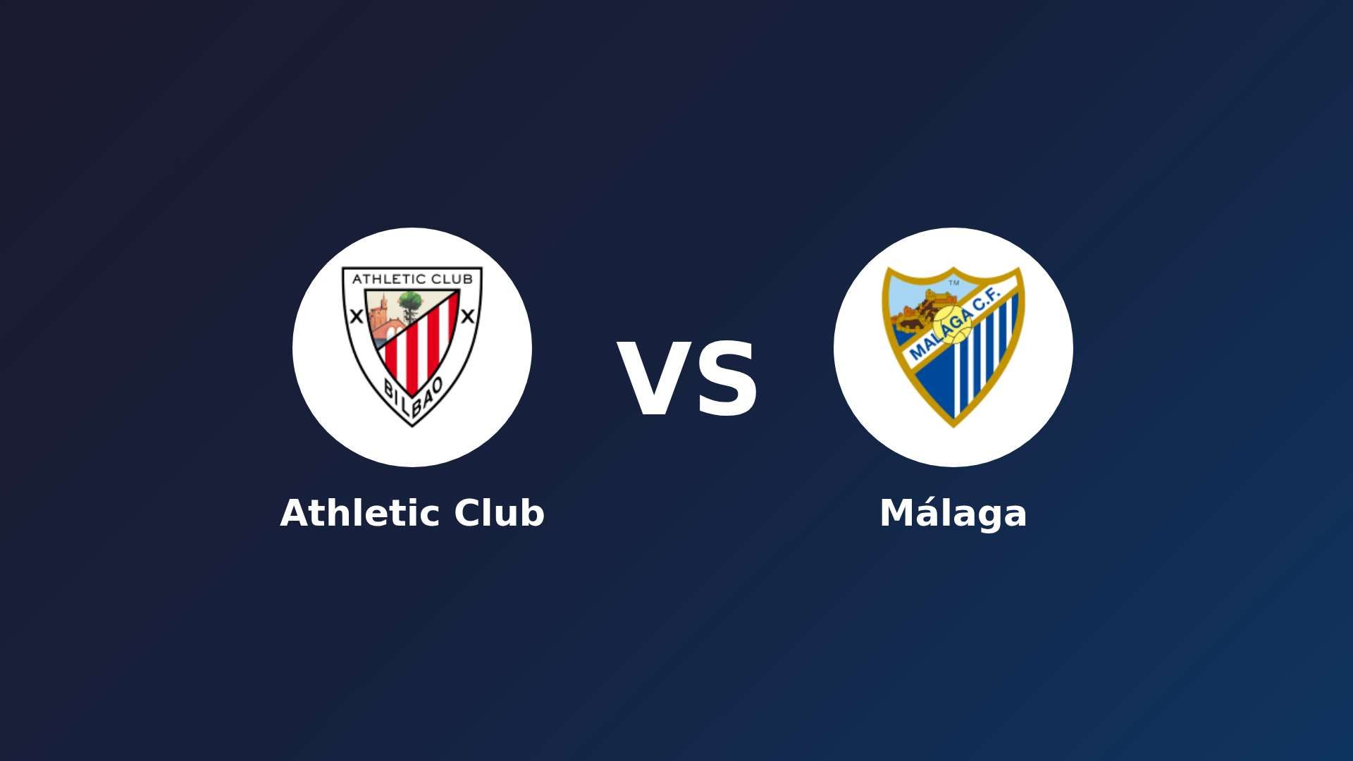 Athletic Club vs Málaga
