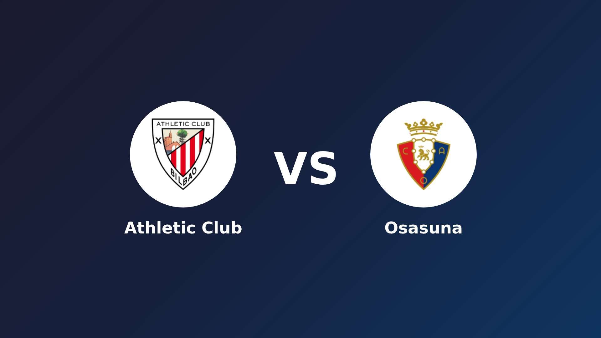 Athletic Club vs Osasuna