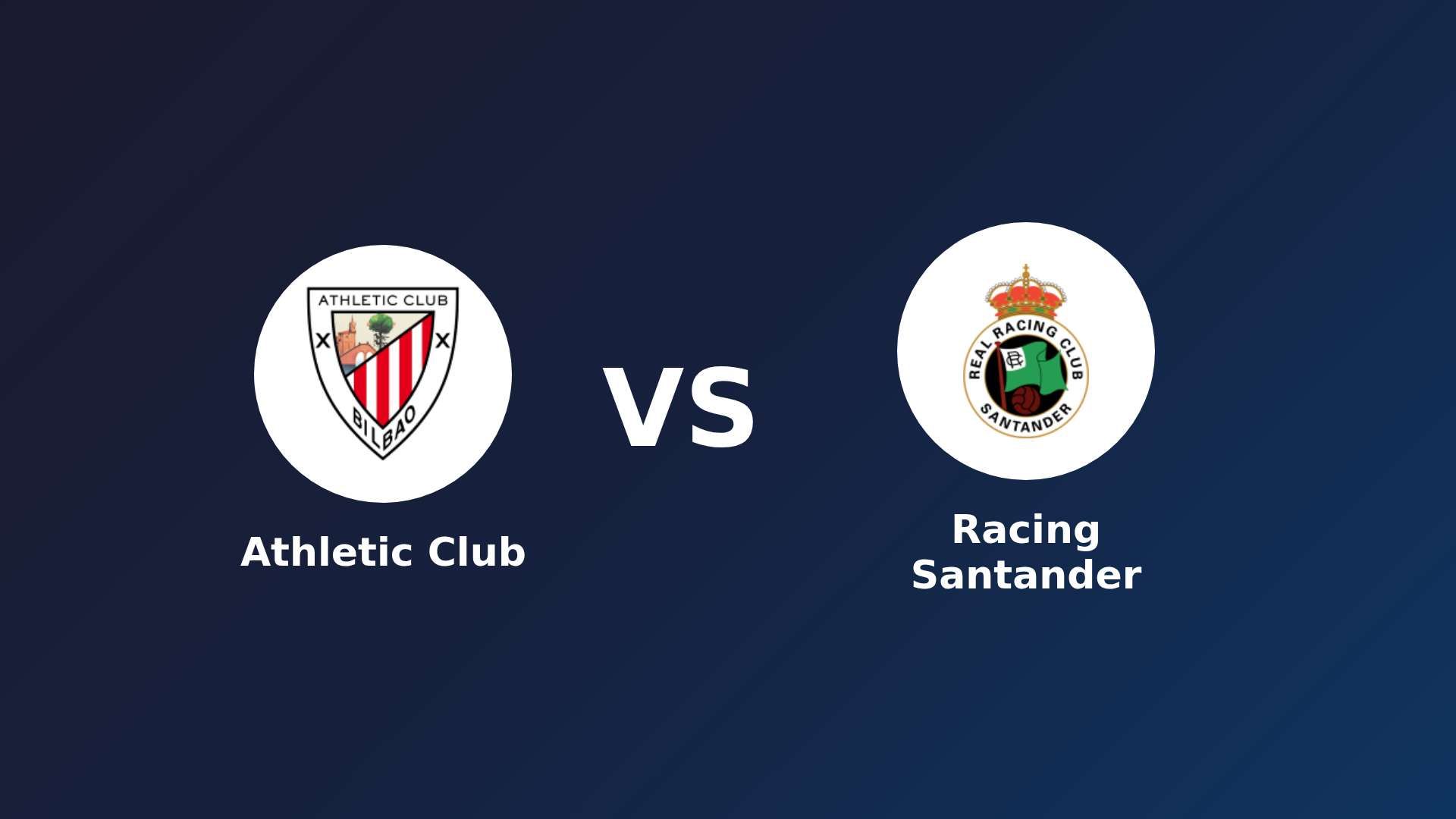 Athletic Club vs Racing Santander