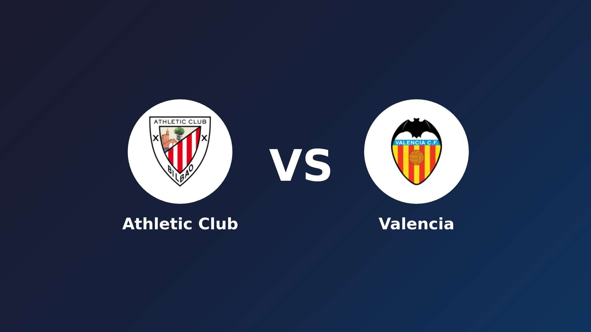 Athletic Club vs Valencia