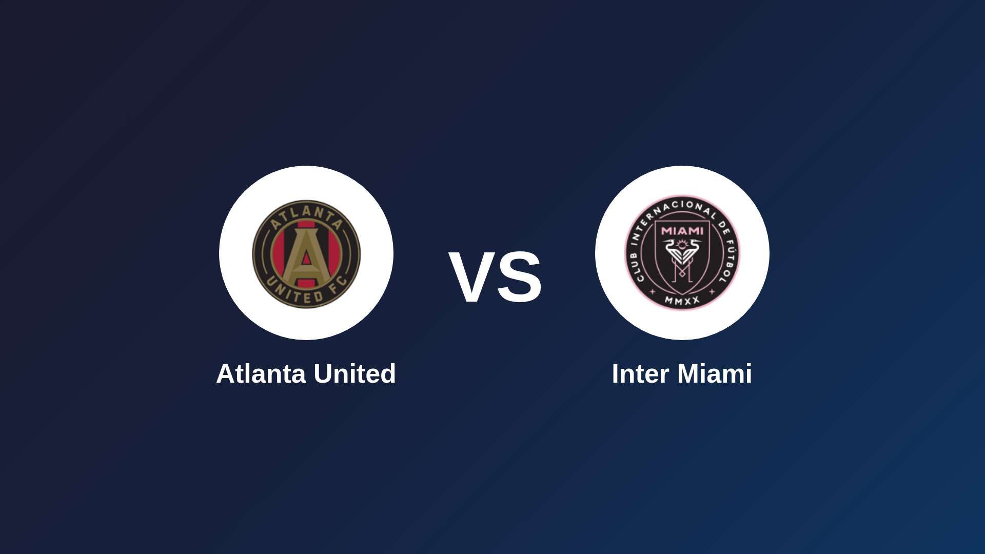 Atlanta United vs Inter Miami