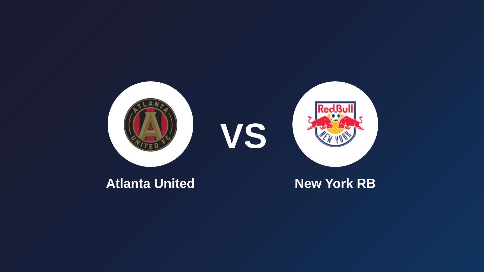 Atlanta United vs New York RB