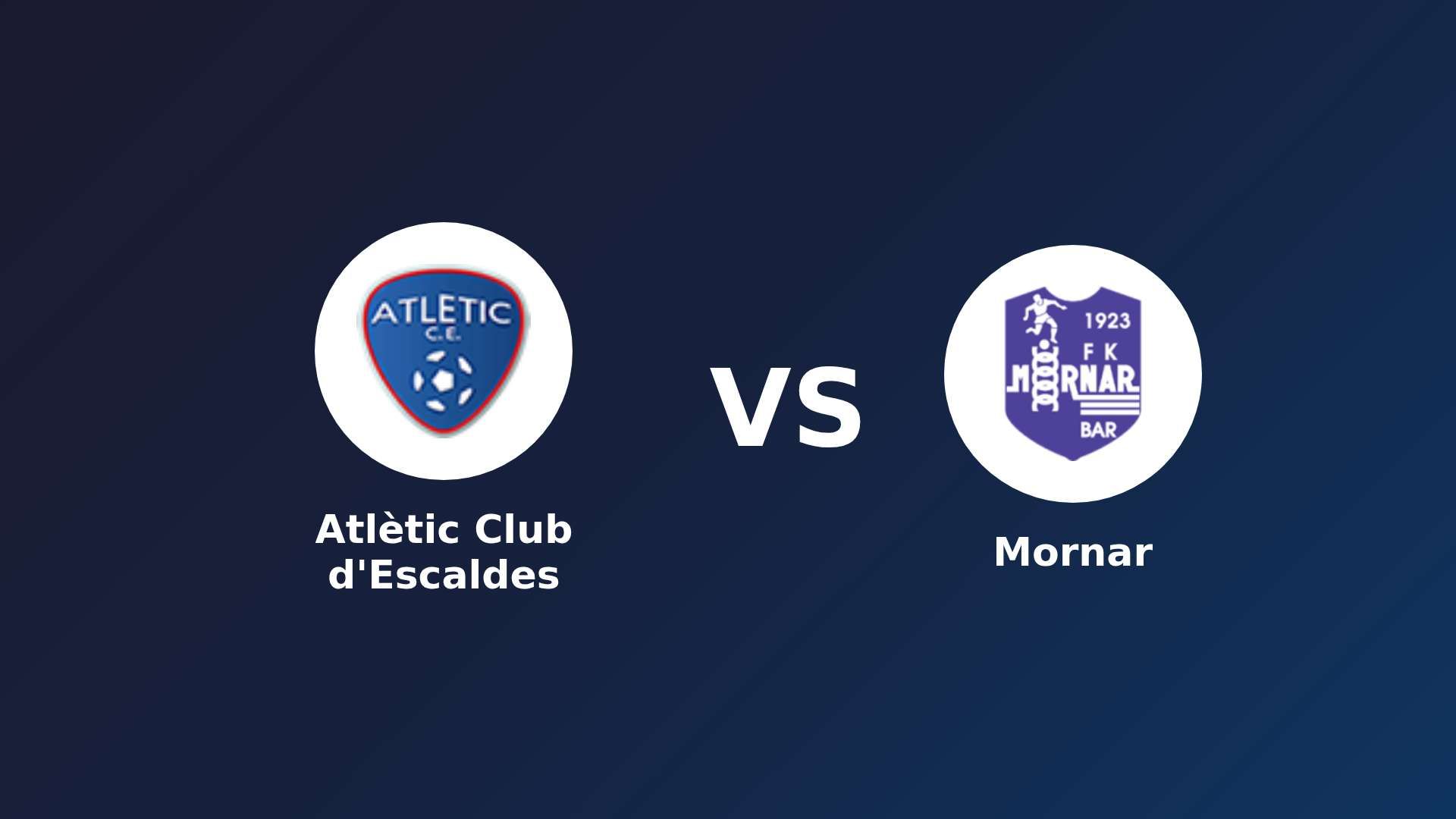 Atlètic Club d'Escaldes vs Mornar
