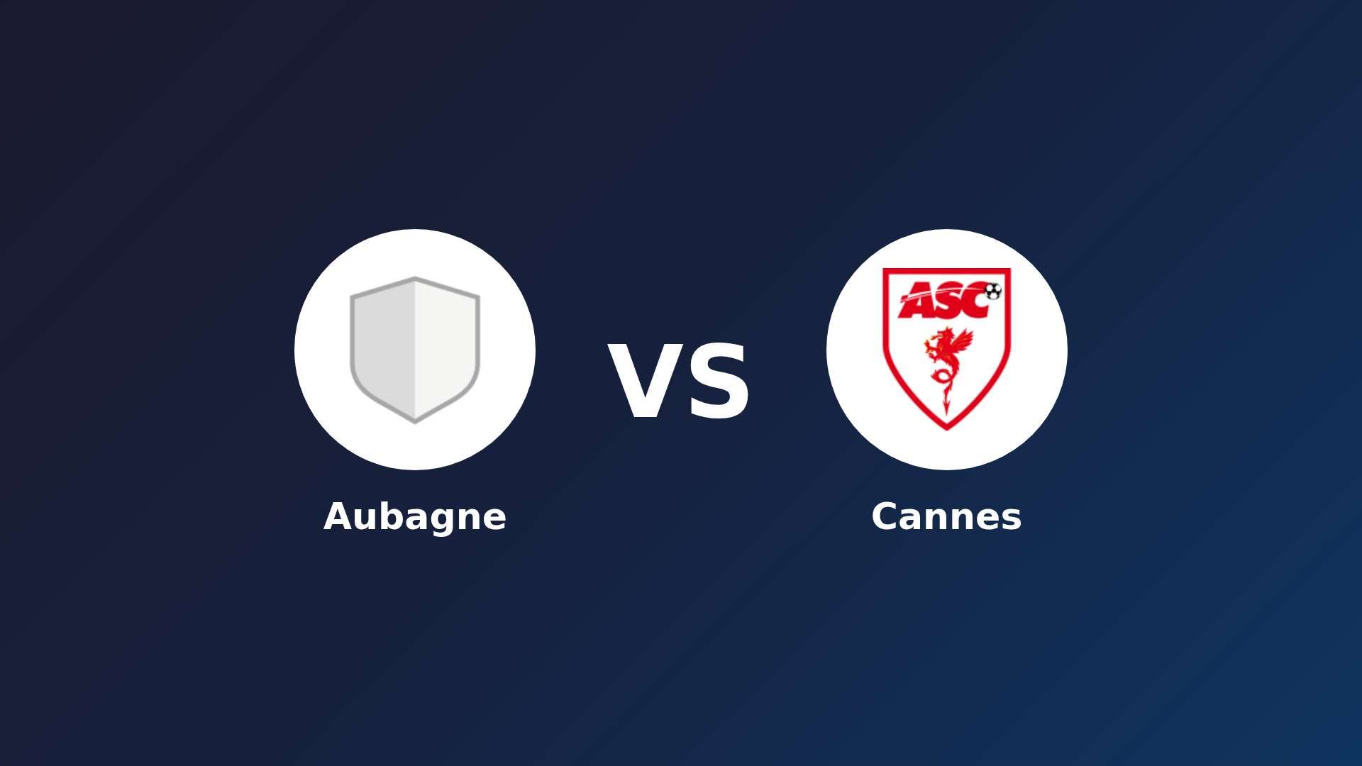 Aubagne vs Cannes