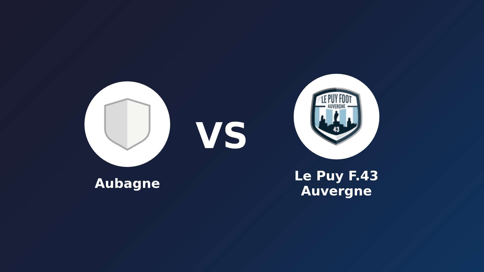 Aubagne vs Le Puy-en-Velay