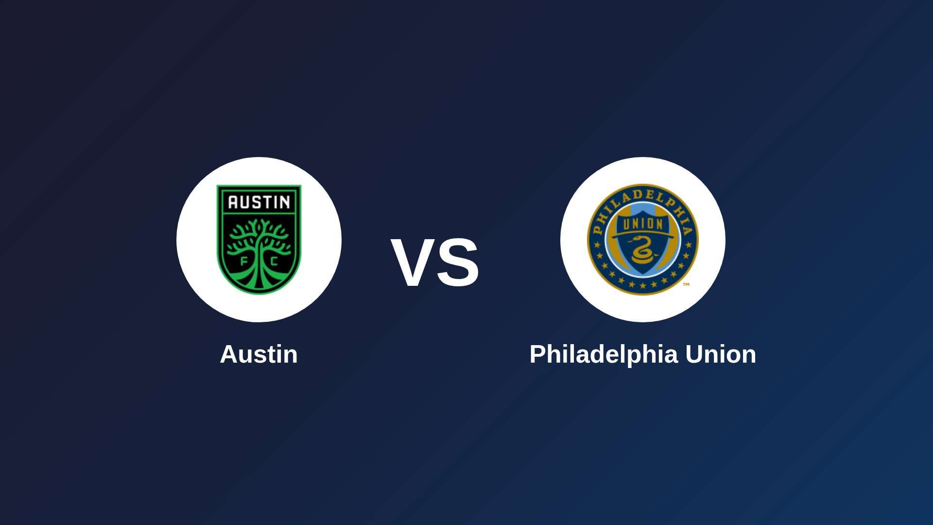 Austin vs Philadelphia Union