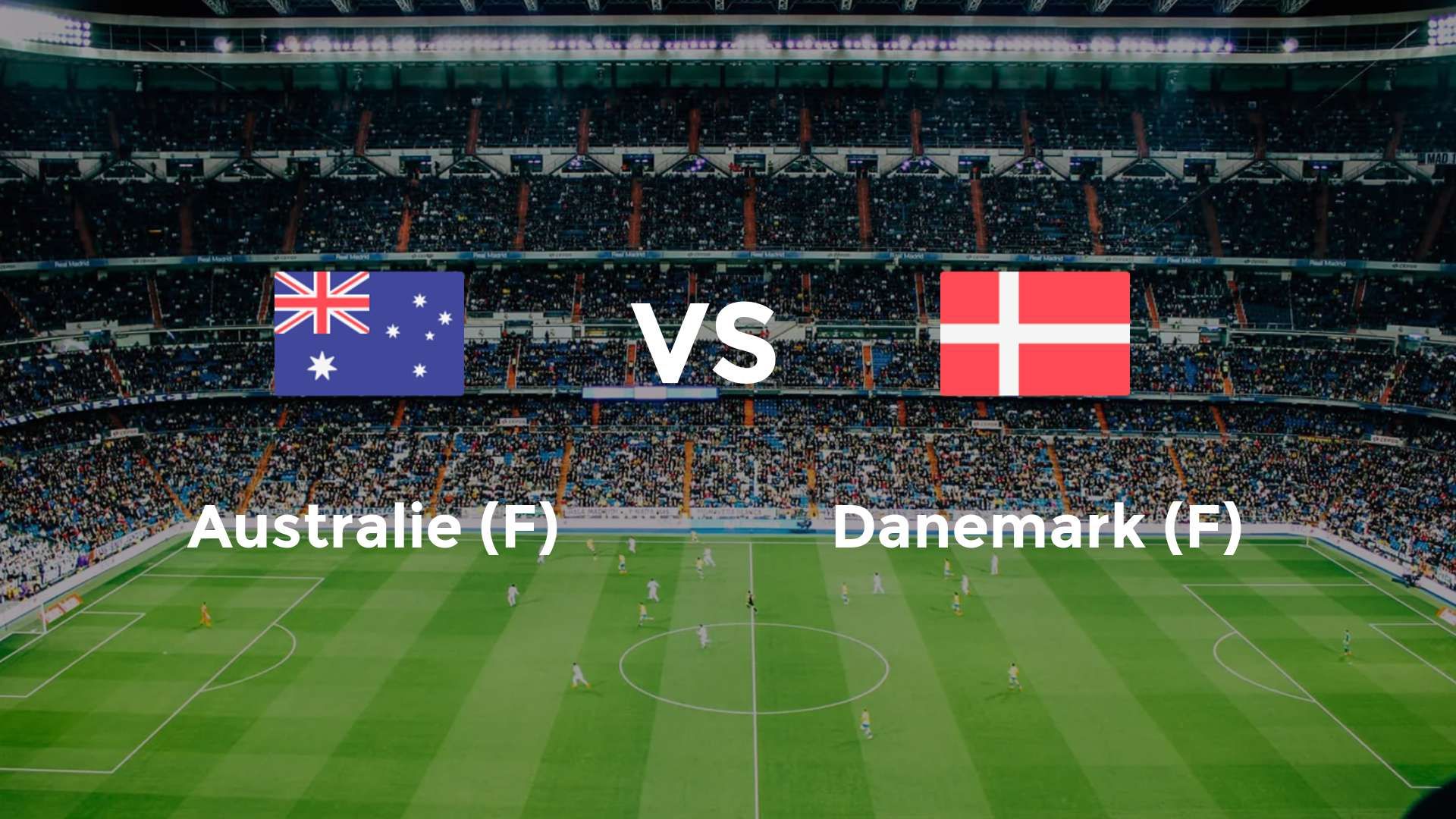 Australie (F) vs Danemark (F)