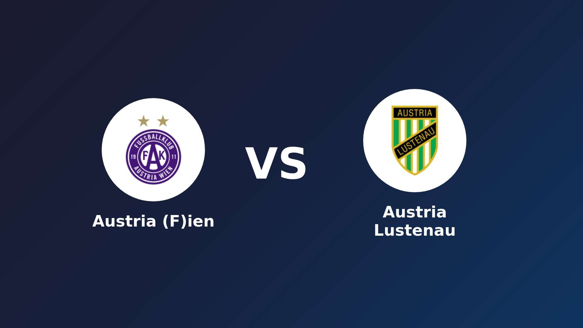 Austria (F)ien vs Austria Lustenau