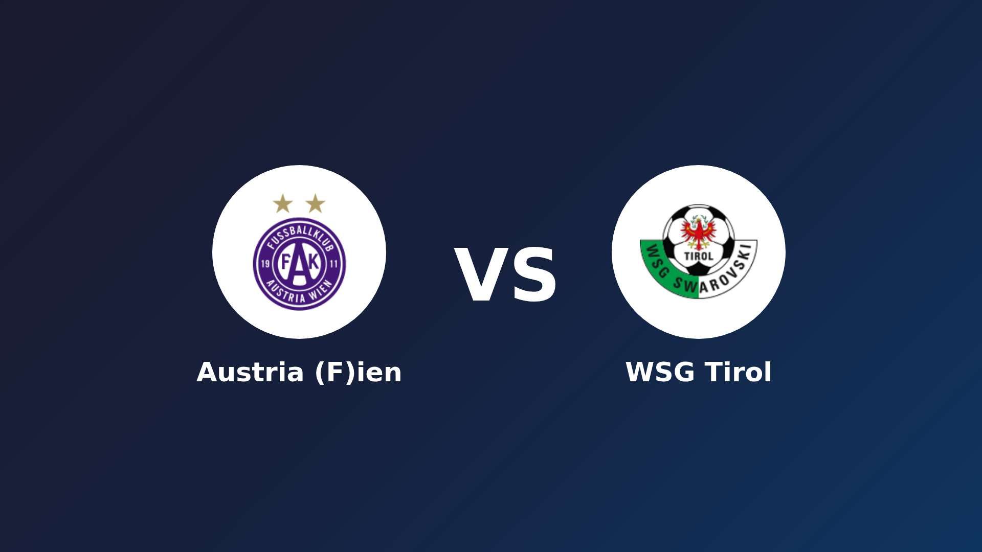Austria (F)ien vs (F)SG Tirol