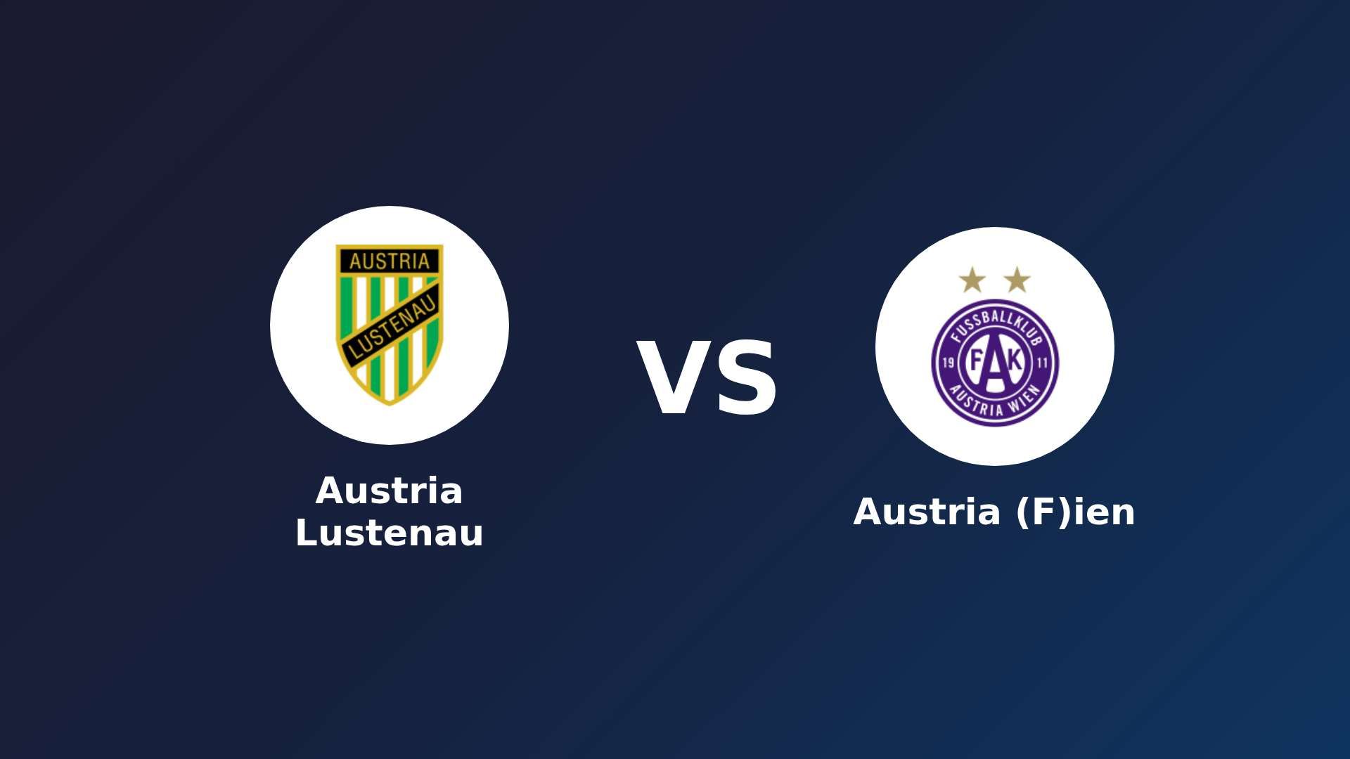 Austria Lustenau vs Austria (F)ien