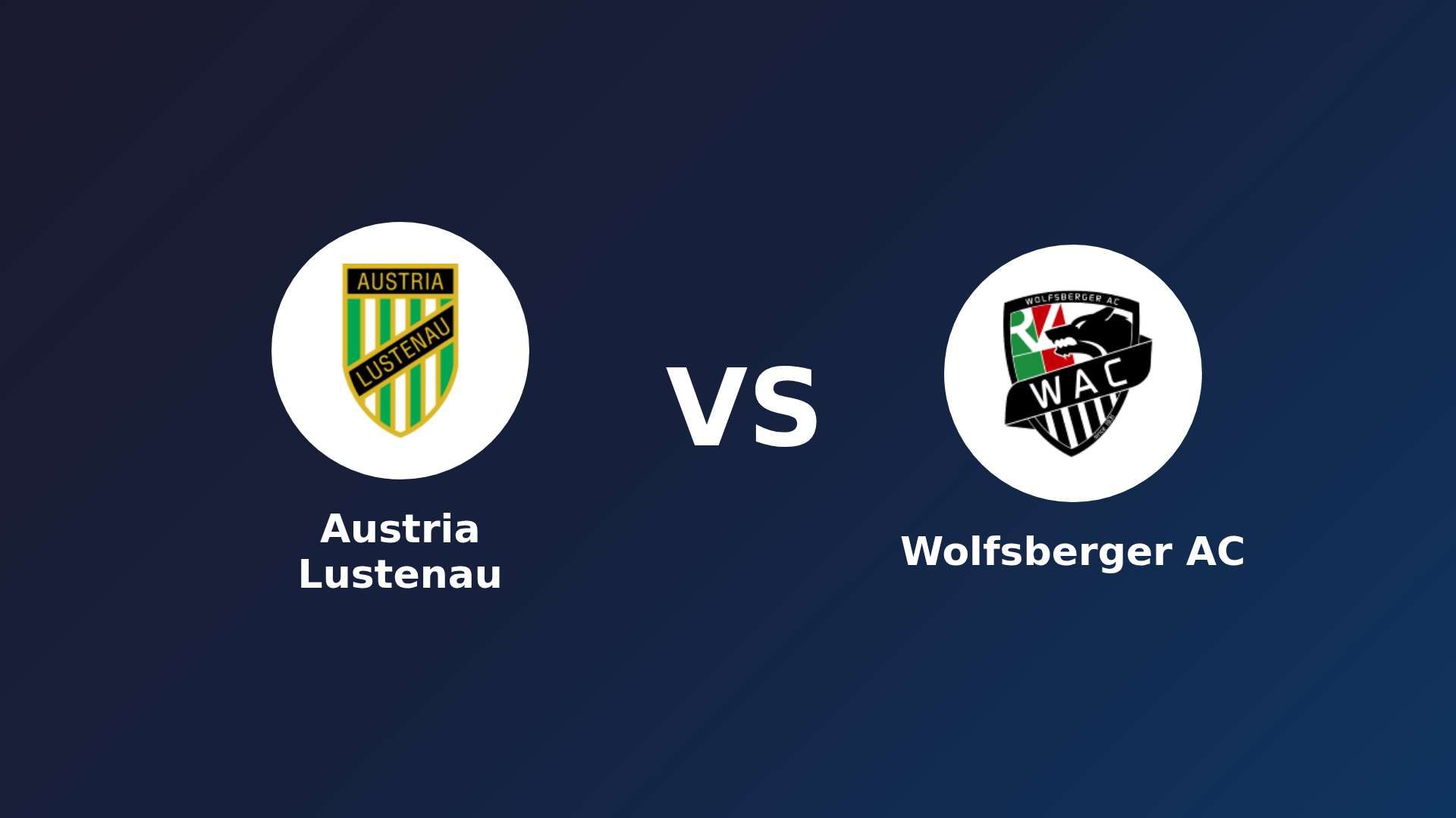 Austria Lustenau vs (F)olfsberger AC