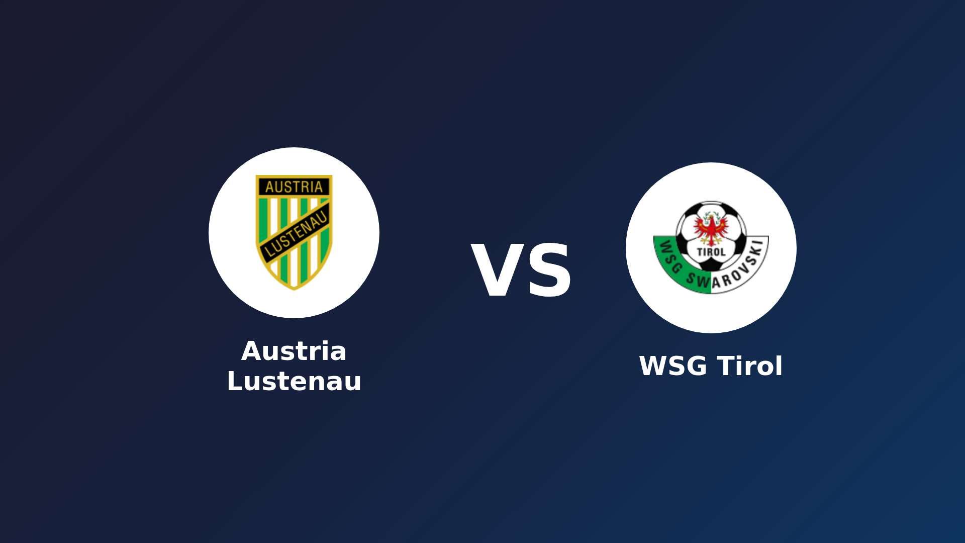 Austria Lustenau vs (F)SG Tirol