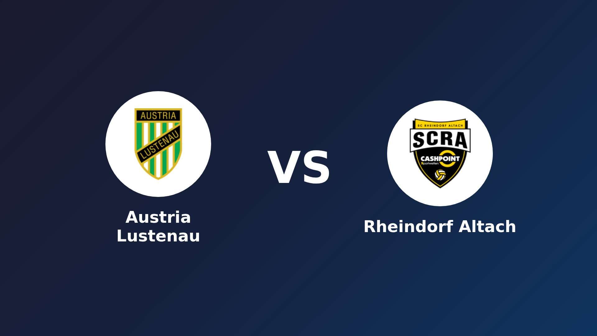 Austria Lustenau vs Rheindorf Altach