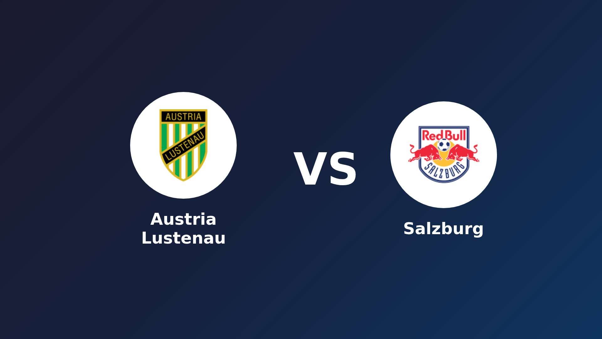 Austria Lustenau vs Salzburg