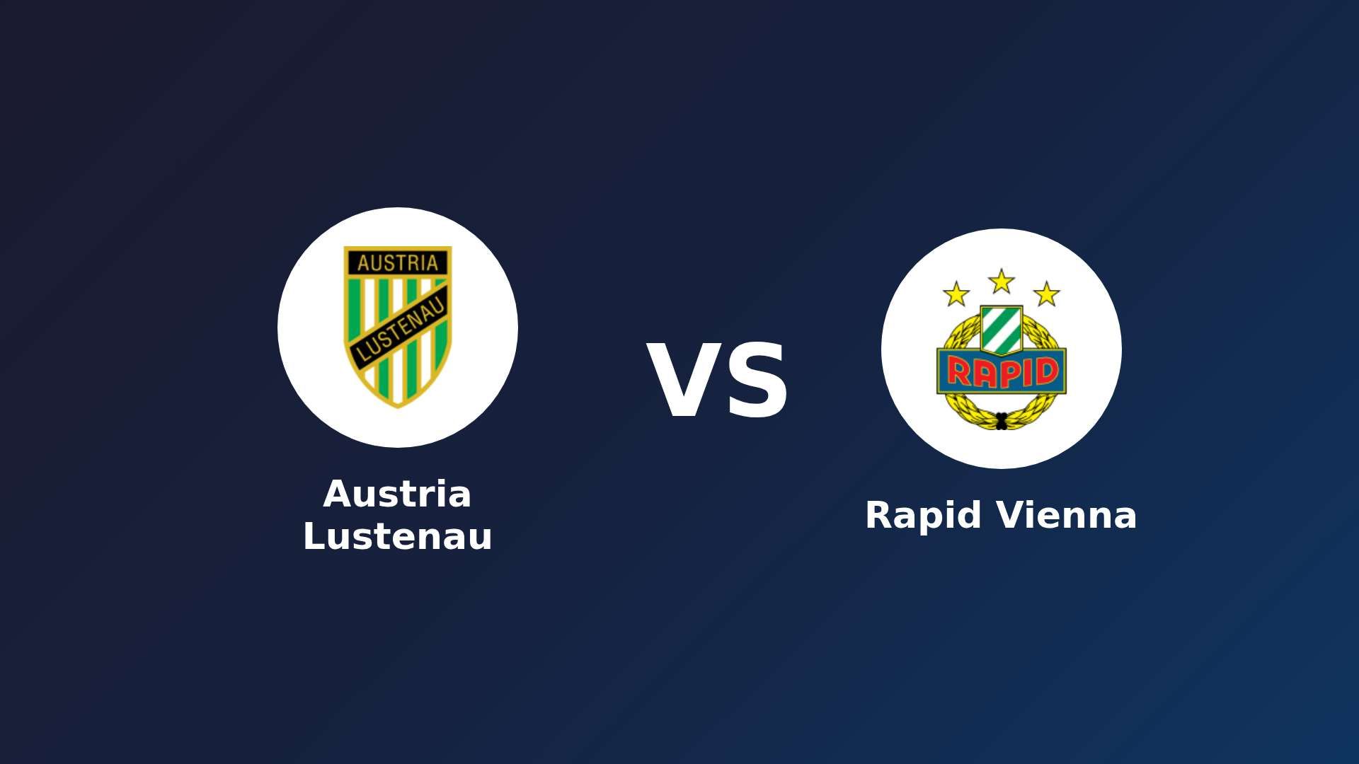 Austria Lustenau vs SK Rapid