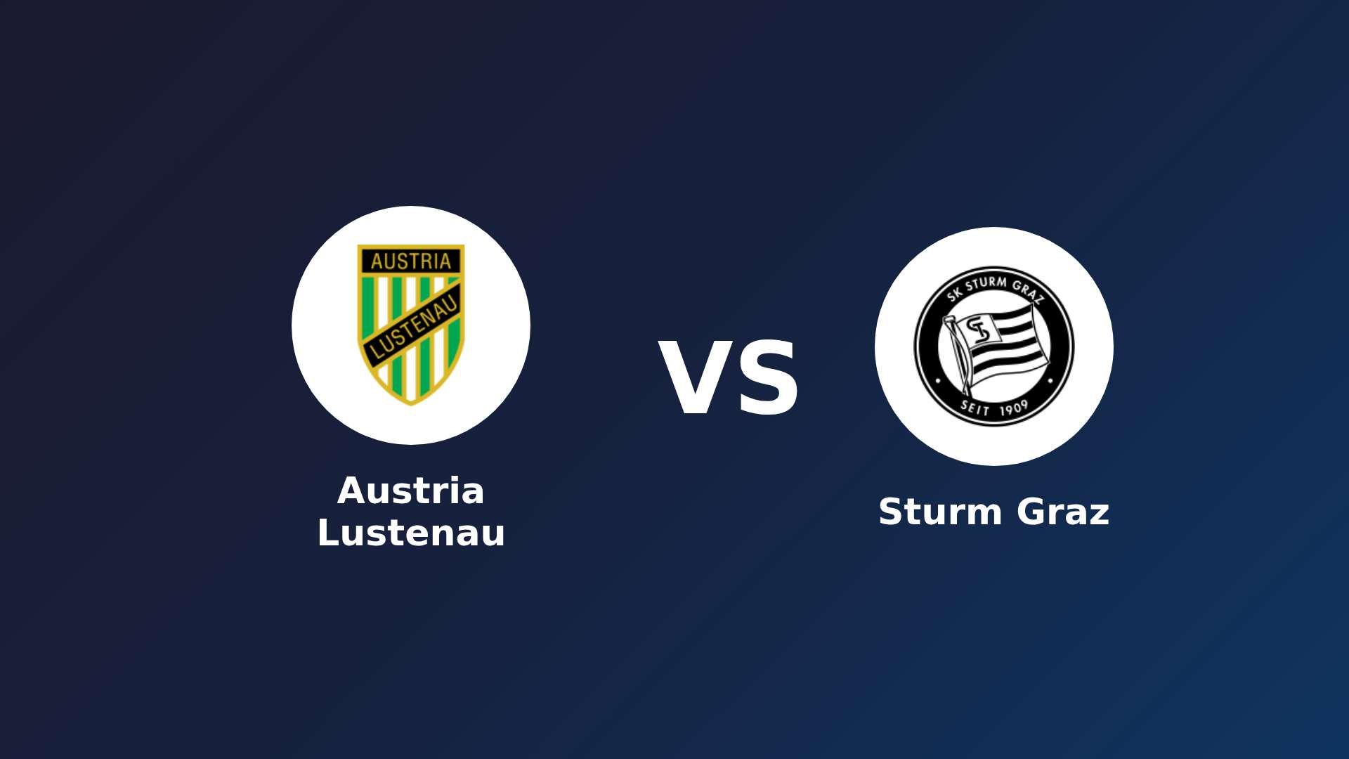 Austria Lustenau vs Sturm Graz