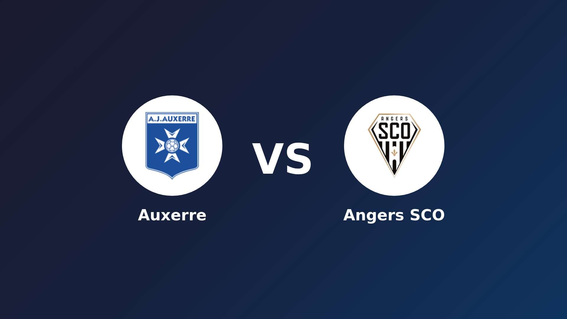 Auxerre vs Angers SCO
