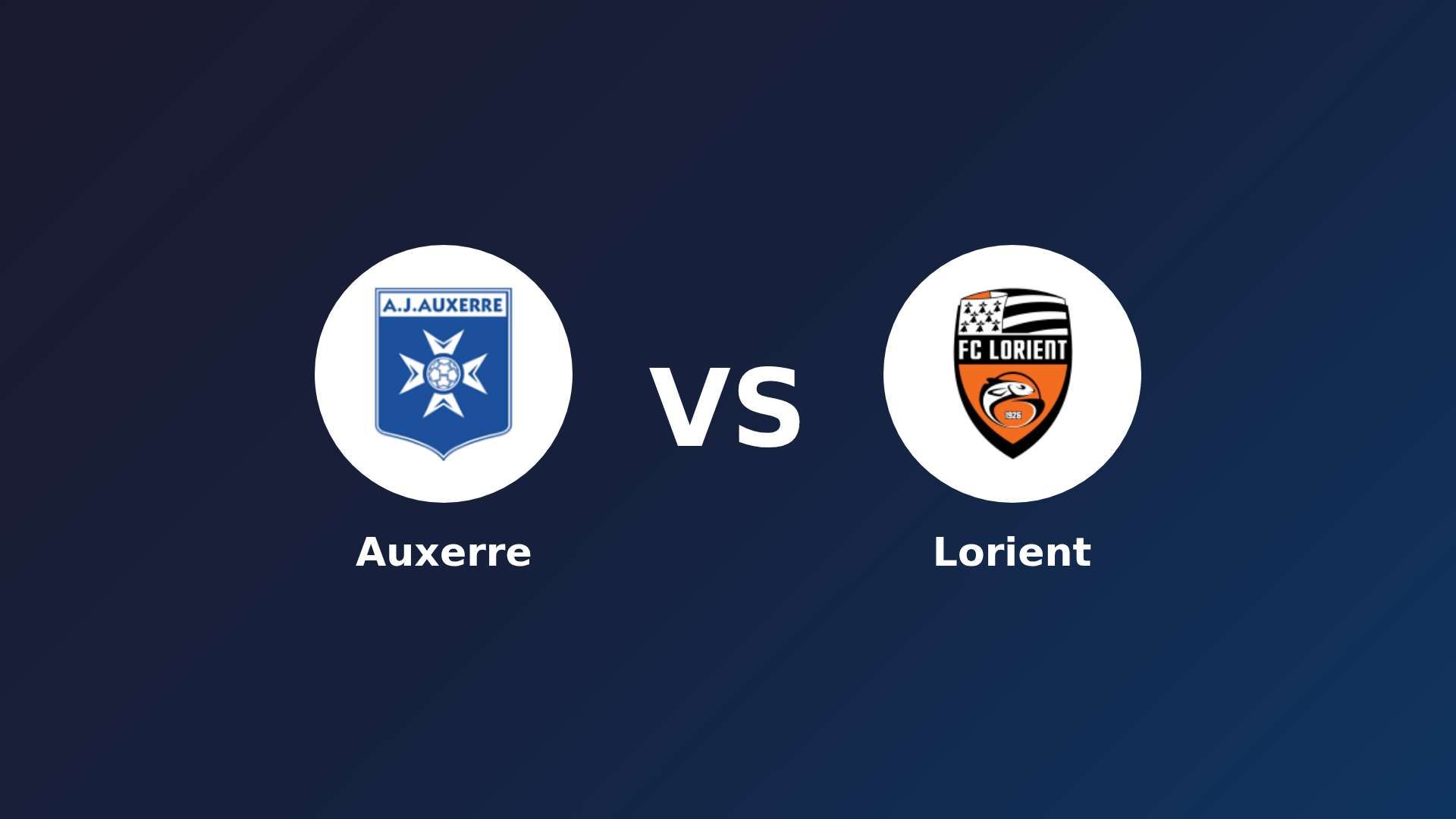 Auxerre vs Lorient