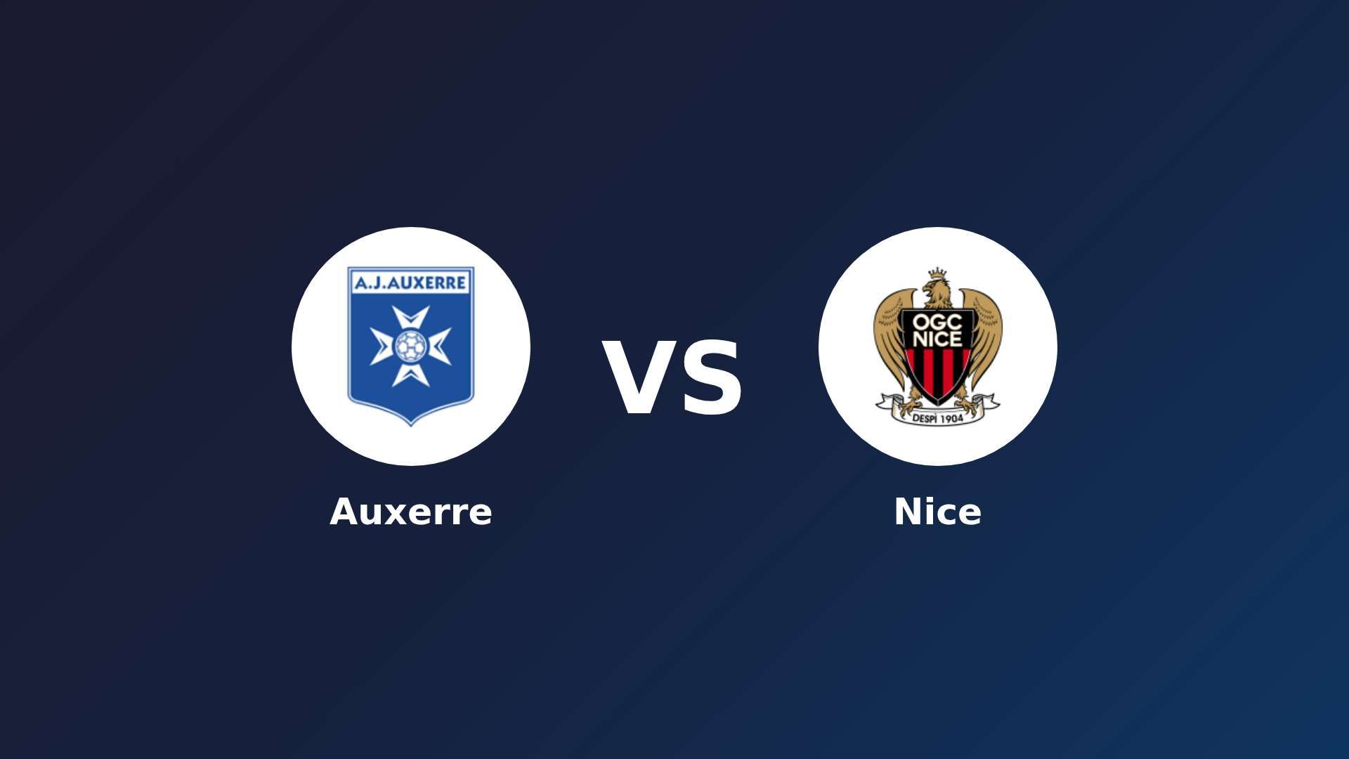 Auxerre vs Nice
