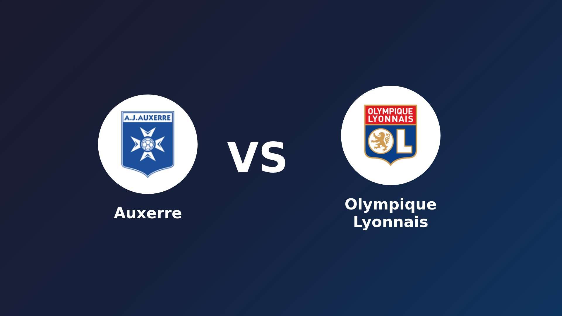 Auxerre vs Olympique Lyonnais