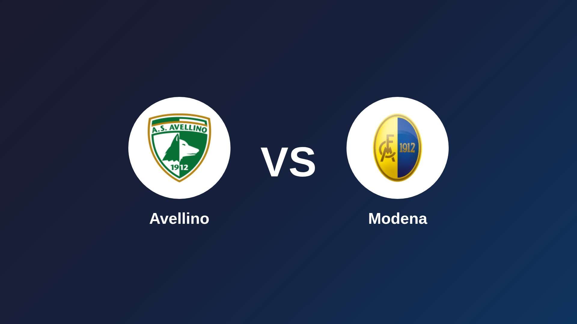Avellino vs Modena