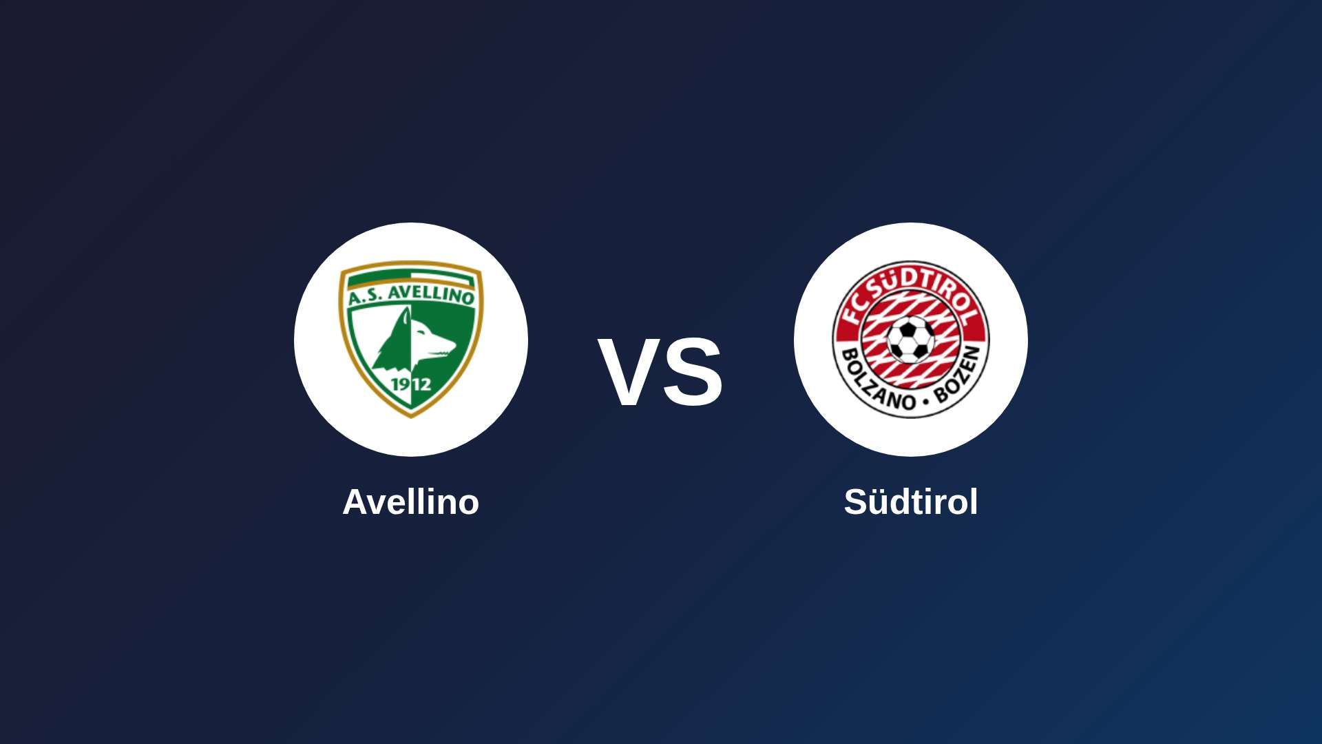 Avellino vs Südtirol