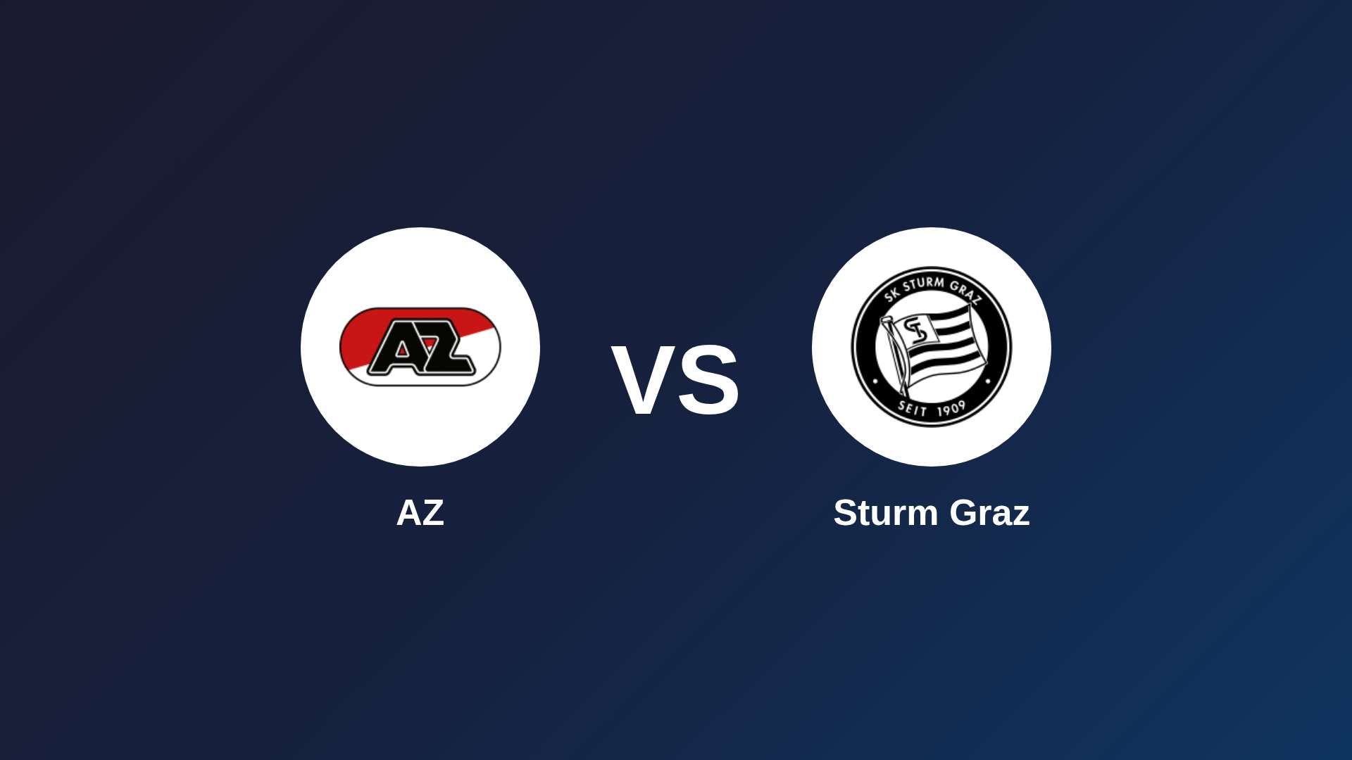 AZ Alkmaar vs Sturm Graz