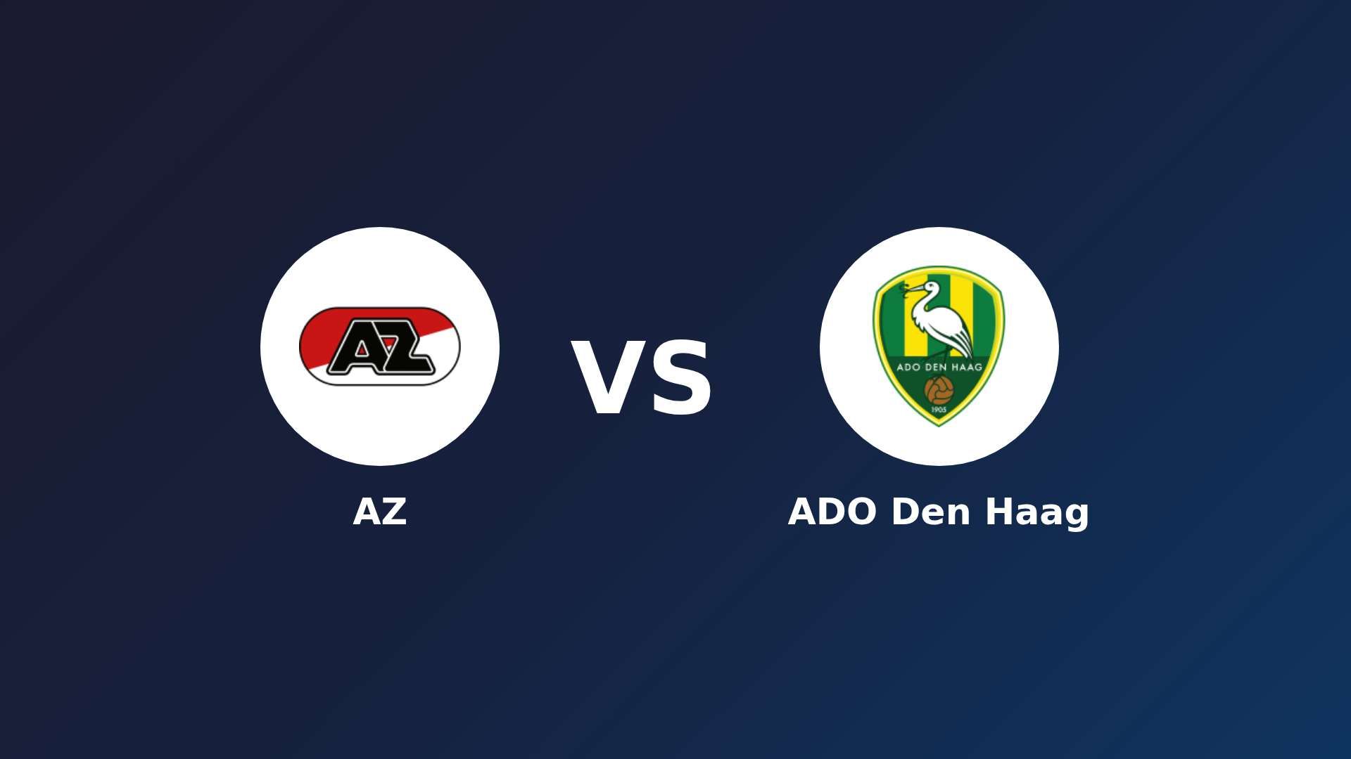 AZ vs ADO Den Haag