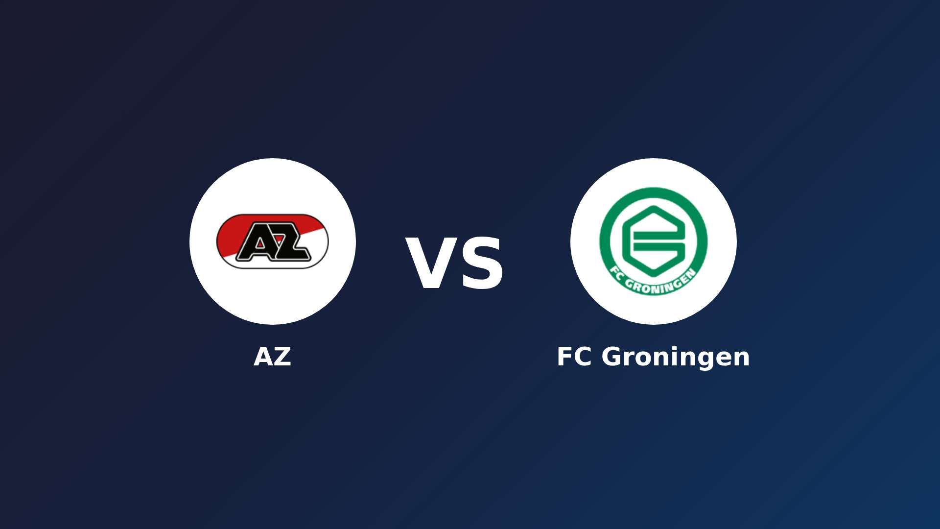 AZ vs FC Groningen