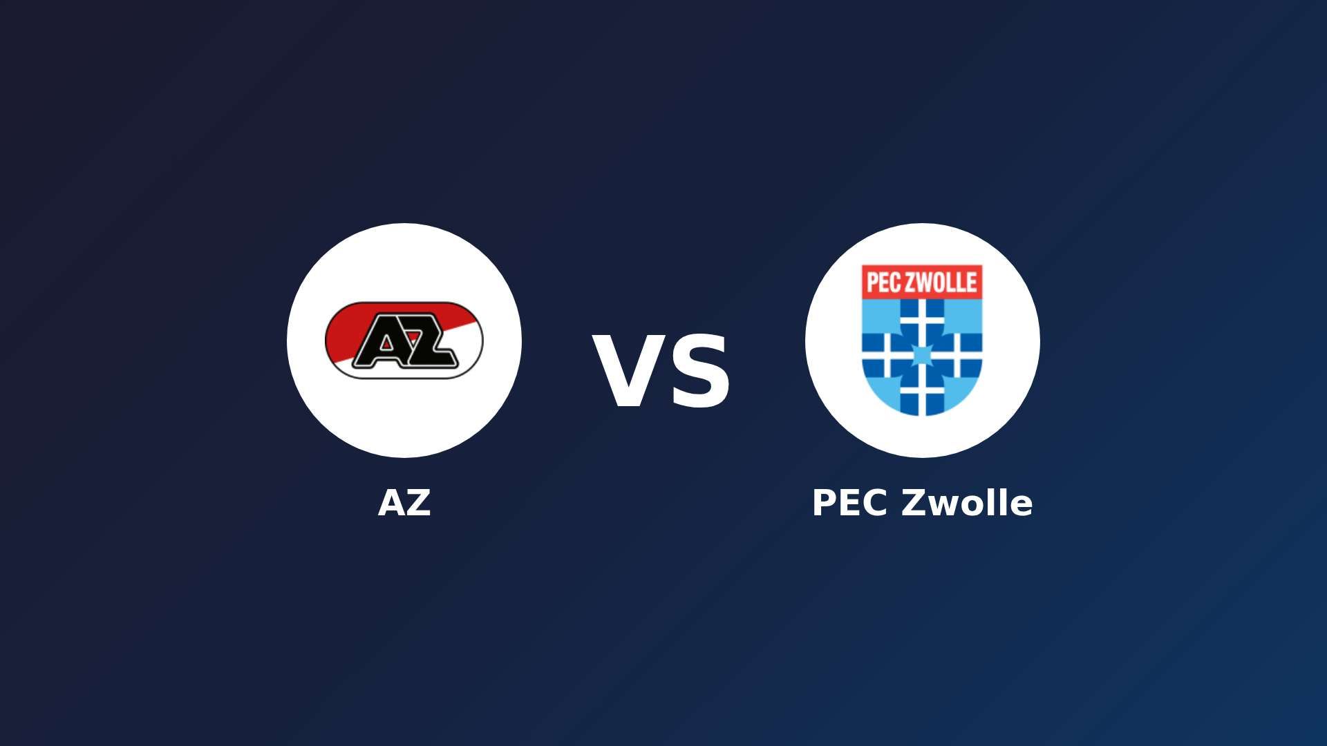 AZ vs PEC Zwolle