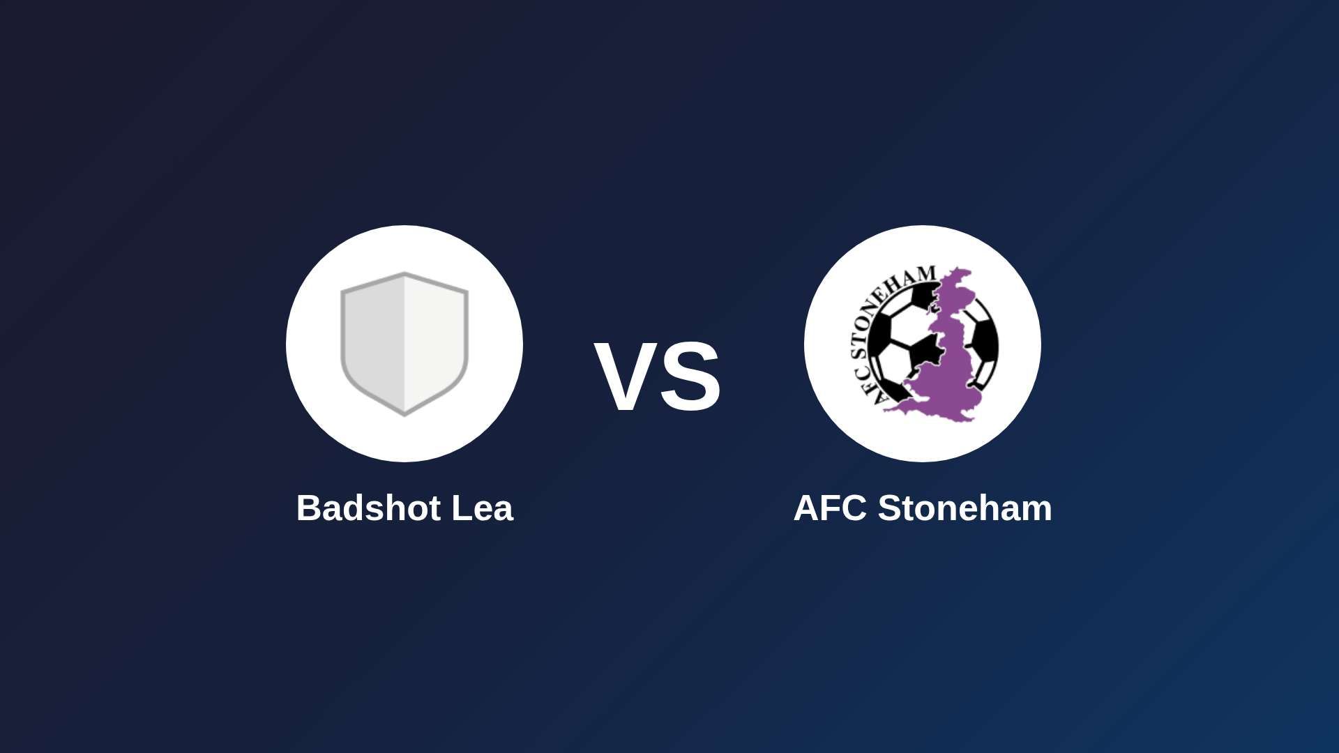 Badshot Lea vs AFC Stoneham
