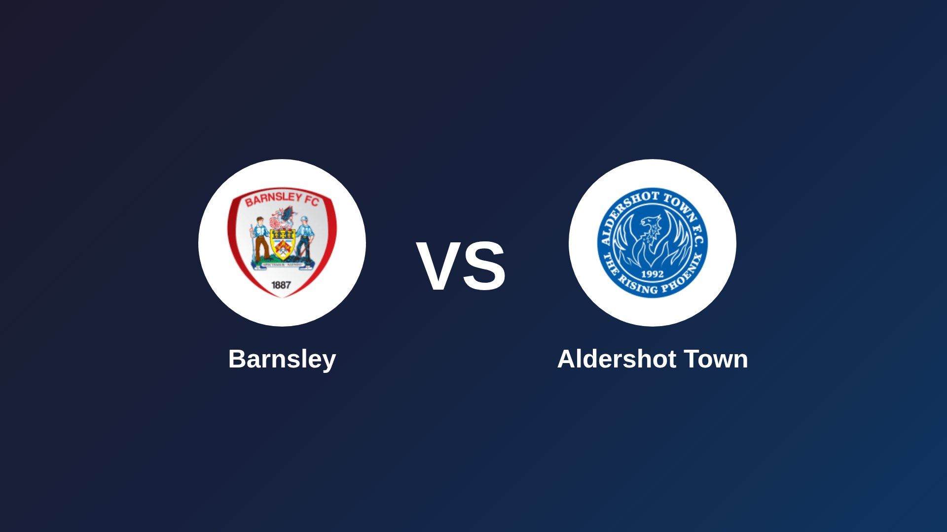 Barnsley vs Aldershot Town