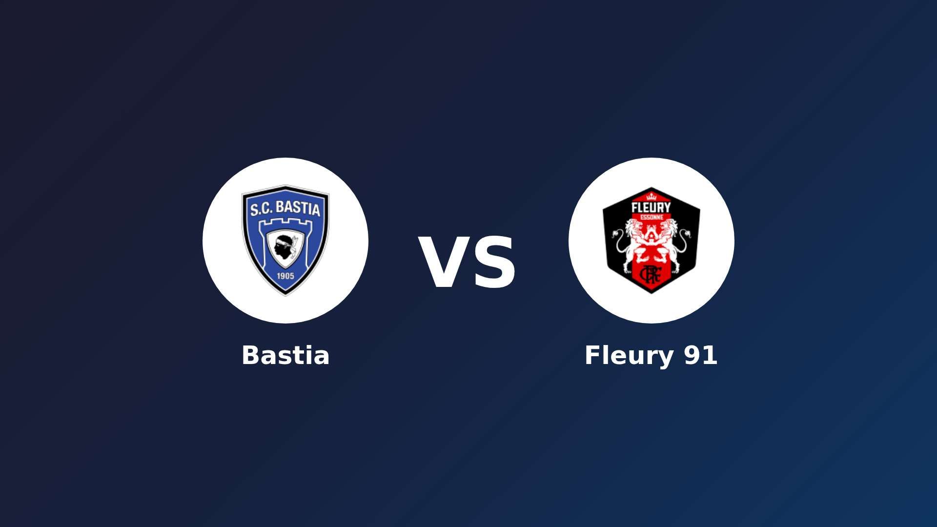Bastia vs Fleury 91
