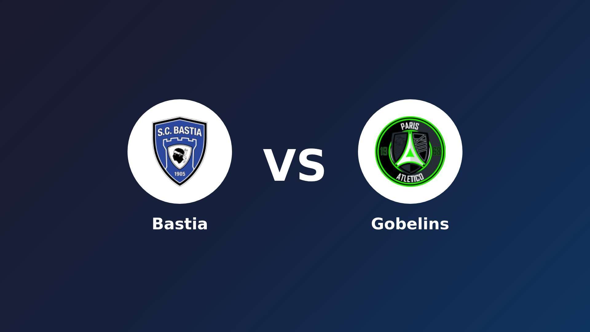 Bastia vs Paris 13 Atletico