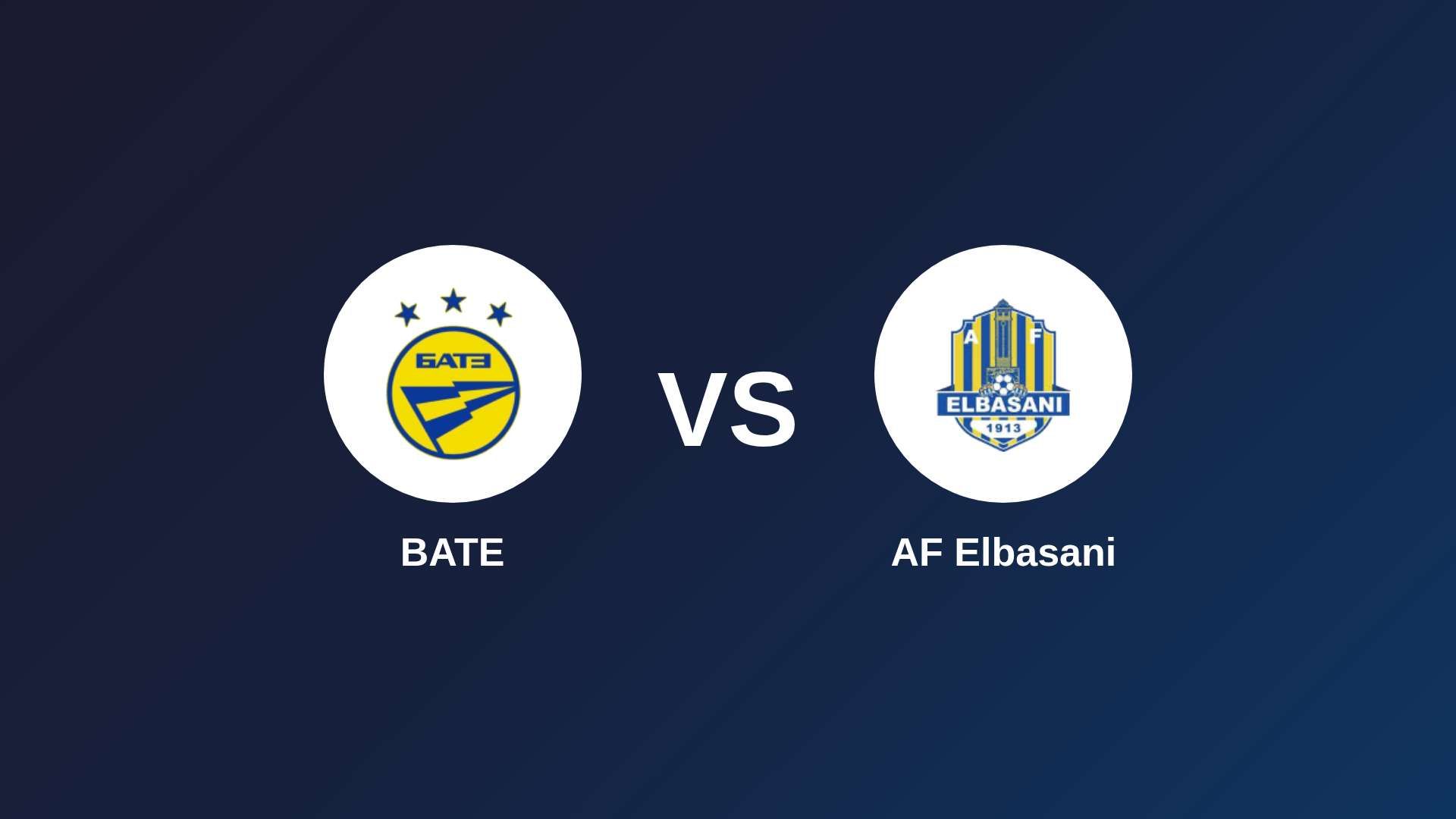 BATE vs AF Elbasani
